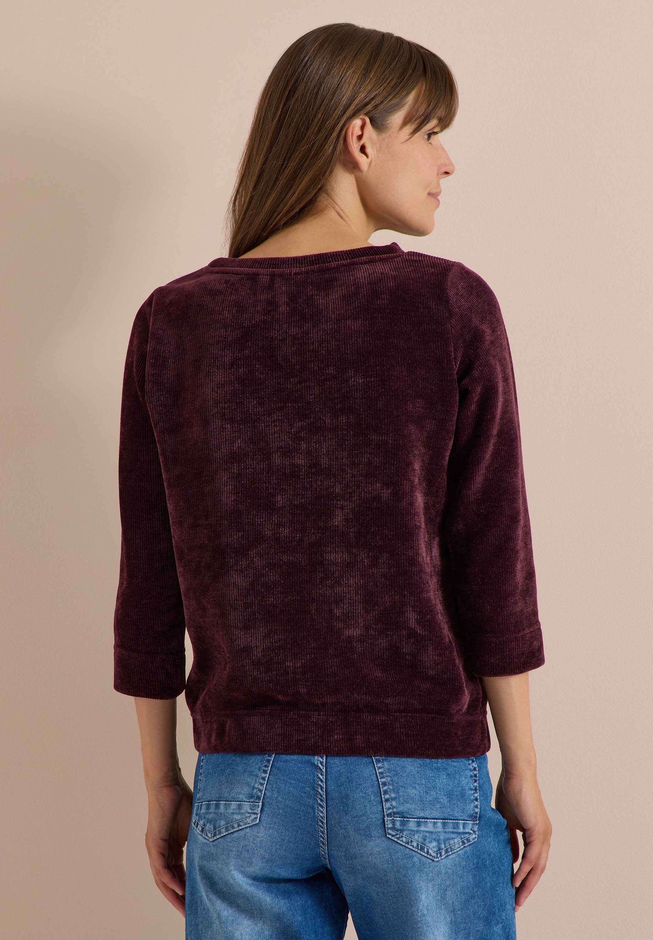 CECIL 3/4-Arm-Shirt in Cord-Optik – Bild 2 von 5