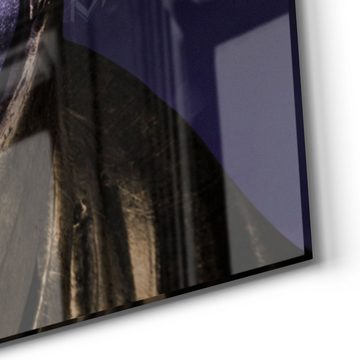 DEQORI Glasbild 'Thanos Rüstung von Nahem', 'Thanos Rüstung von Nahem', Glas Wandbild Bild schwebend modern