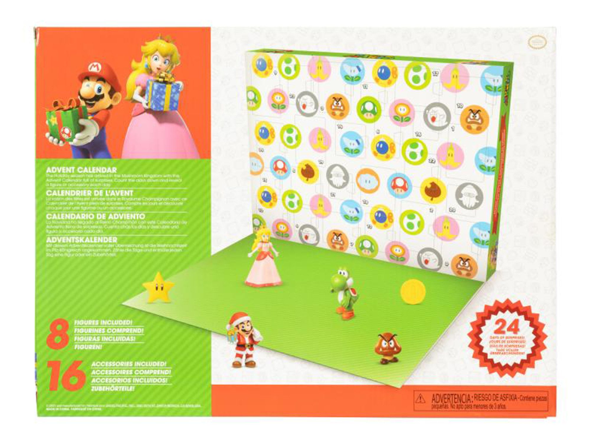 Nintendo Spielzeug-Adventskalender Nintendo Super Mario Xmas Adventskalende günstig online kaufen