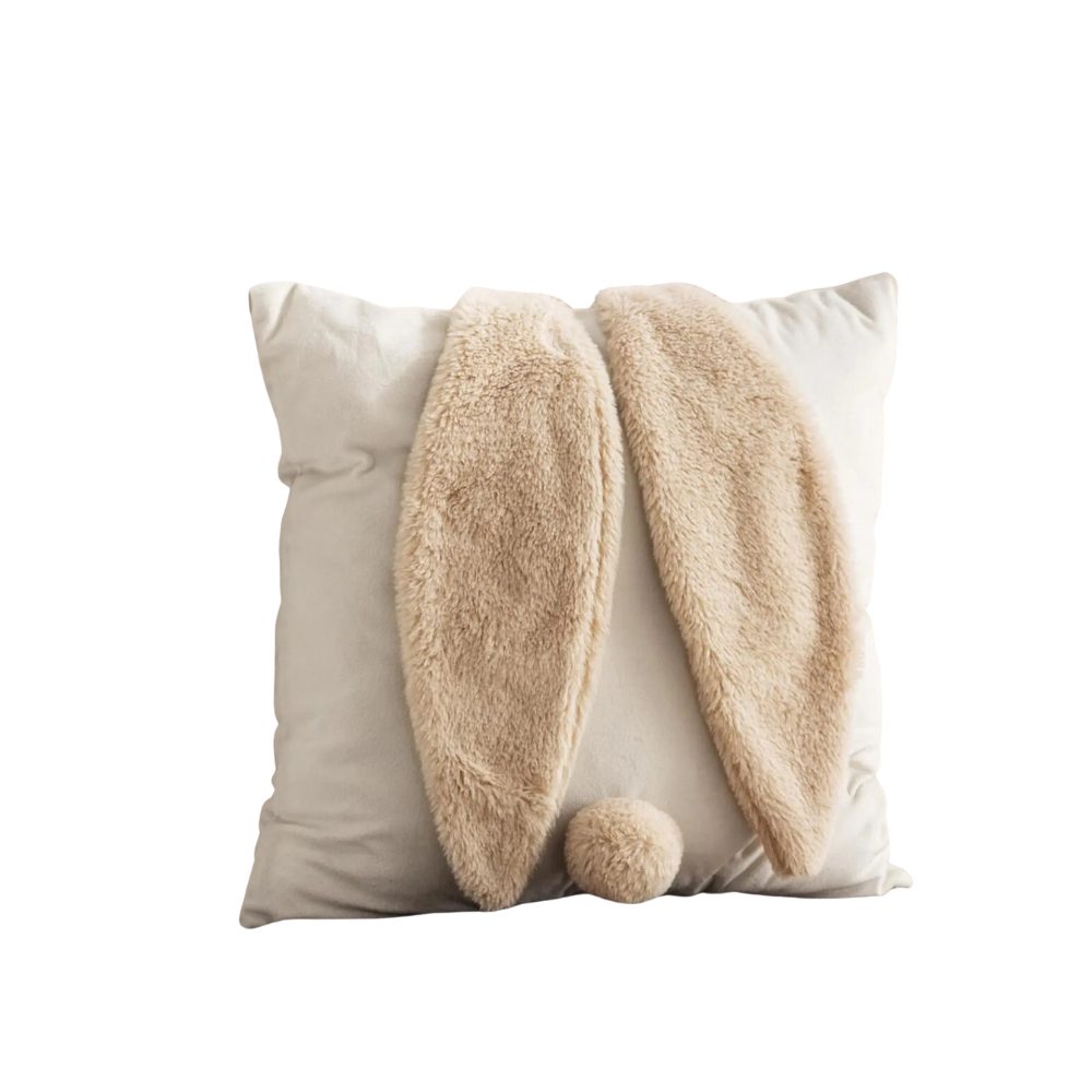 Home-trends24.de Kissenhülle Hase Ohren Osterhase Ostern Kissenbezug Couch Kissen Deko