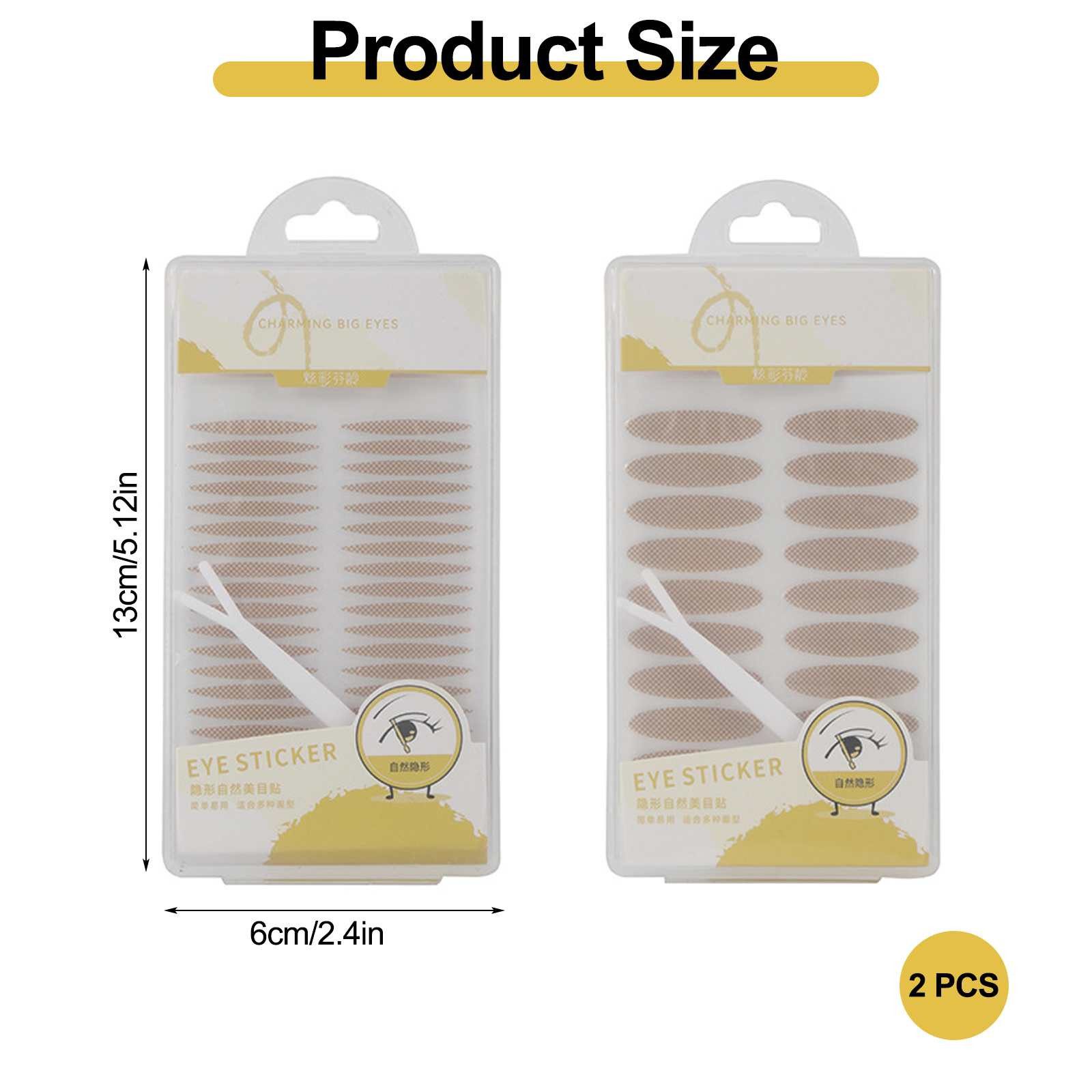 DEBAIJIA Augenlid-Tape 2Pcs Selbstklebend Unsichtbar Doppeltes Augenlidband