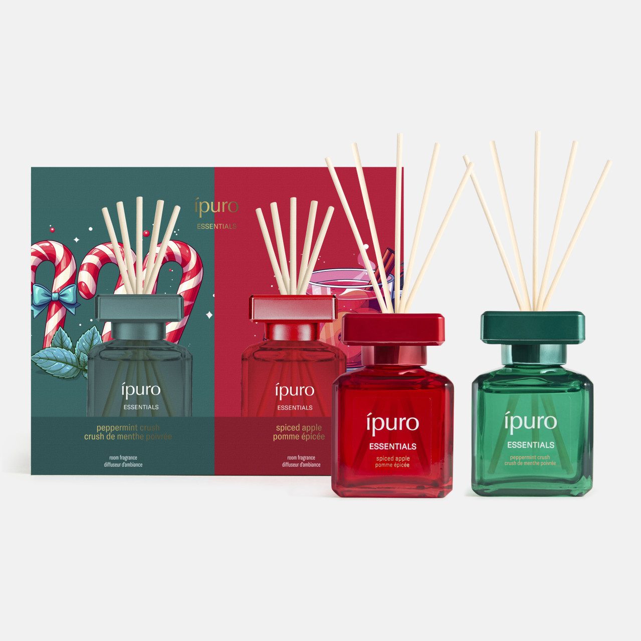 IPURO Raumduft ipuro Raumduft Essentials Peppermint & Apple 2 x
