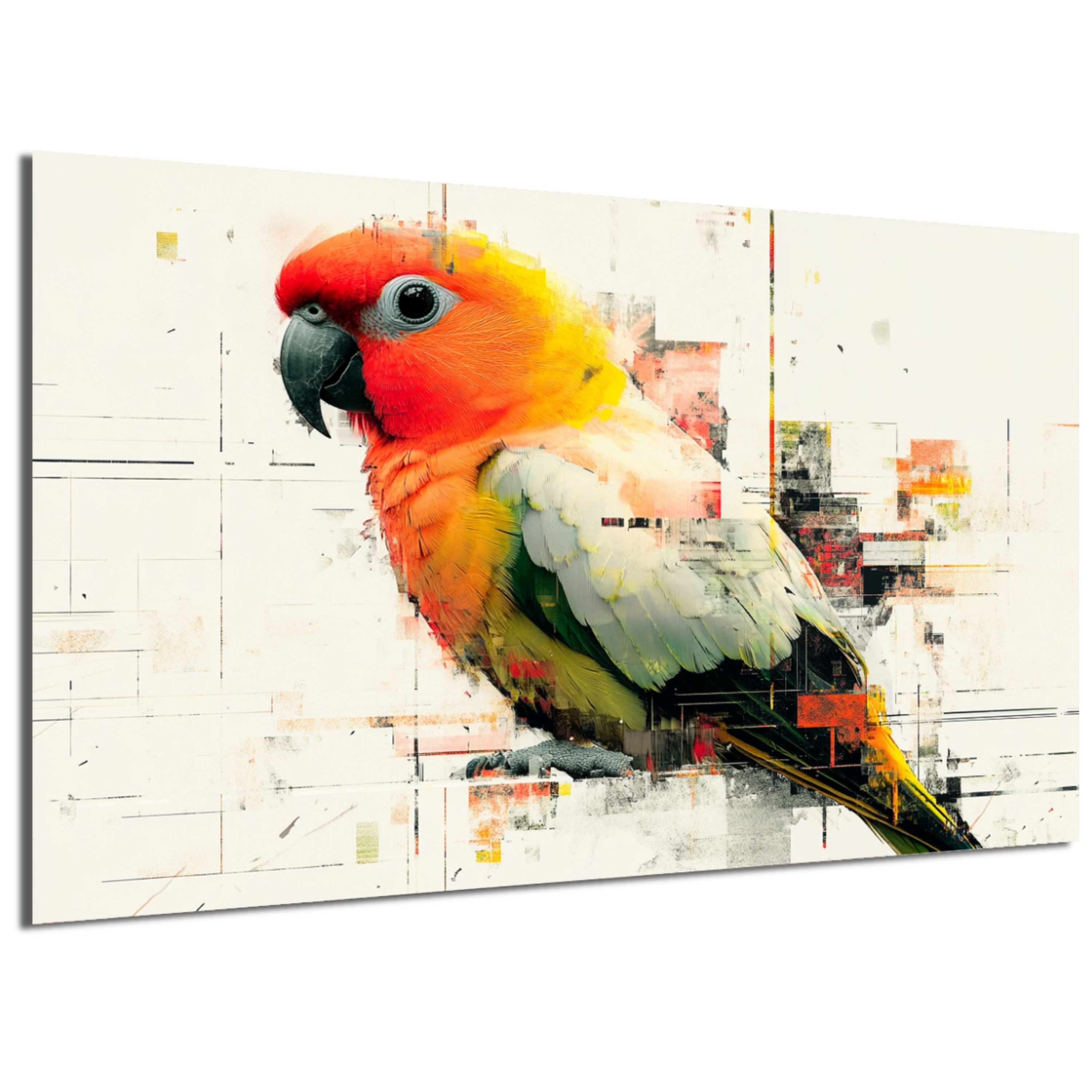 DARO Design Leinwandbild Modern Abstrakt Wandbilder XXL Wandbild Wand Deko Leinwand Bilder, 40x30cm