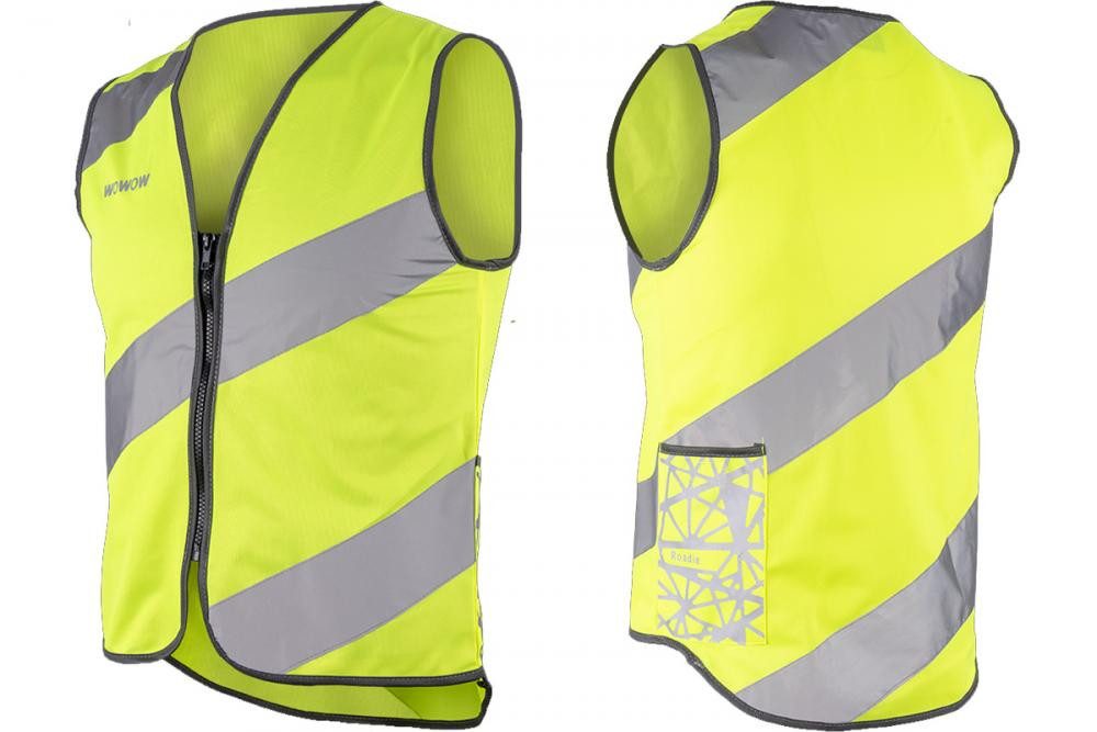 Warnweste Wowow Roadie Jacket gelb Größe S