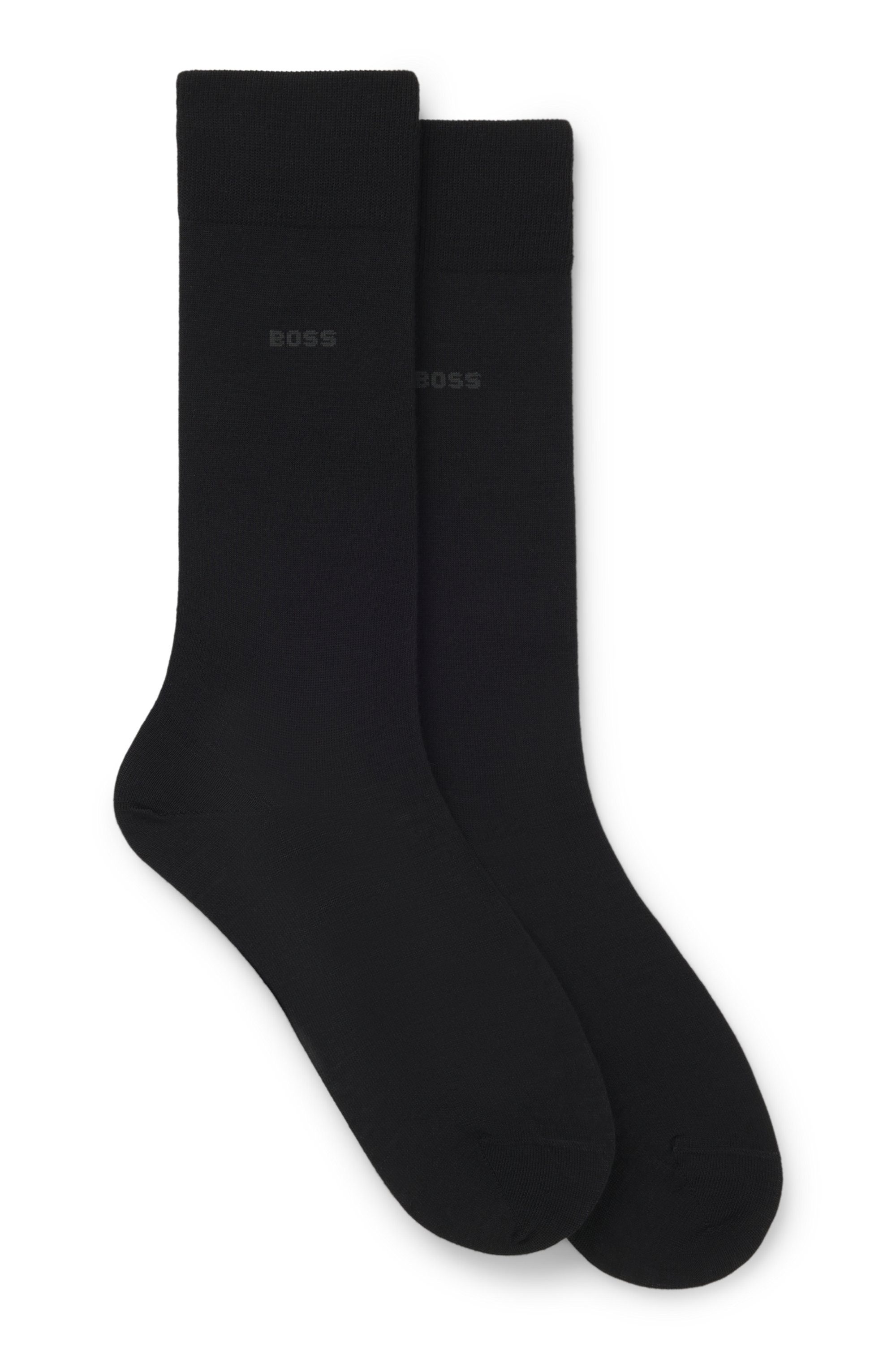 BOSS Socken 2P RS Uni WO (Packung, 2-Paar, 2er Pack) mit eingesticktem Mark günstig online kaufen