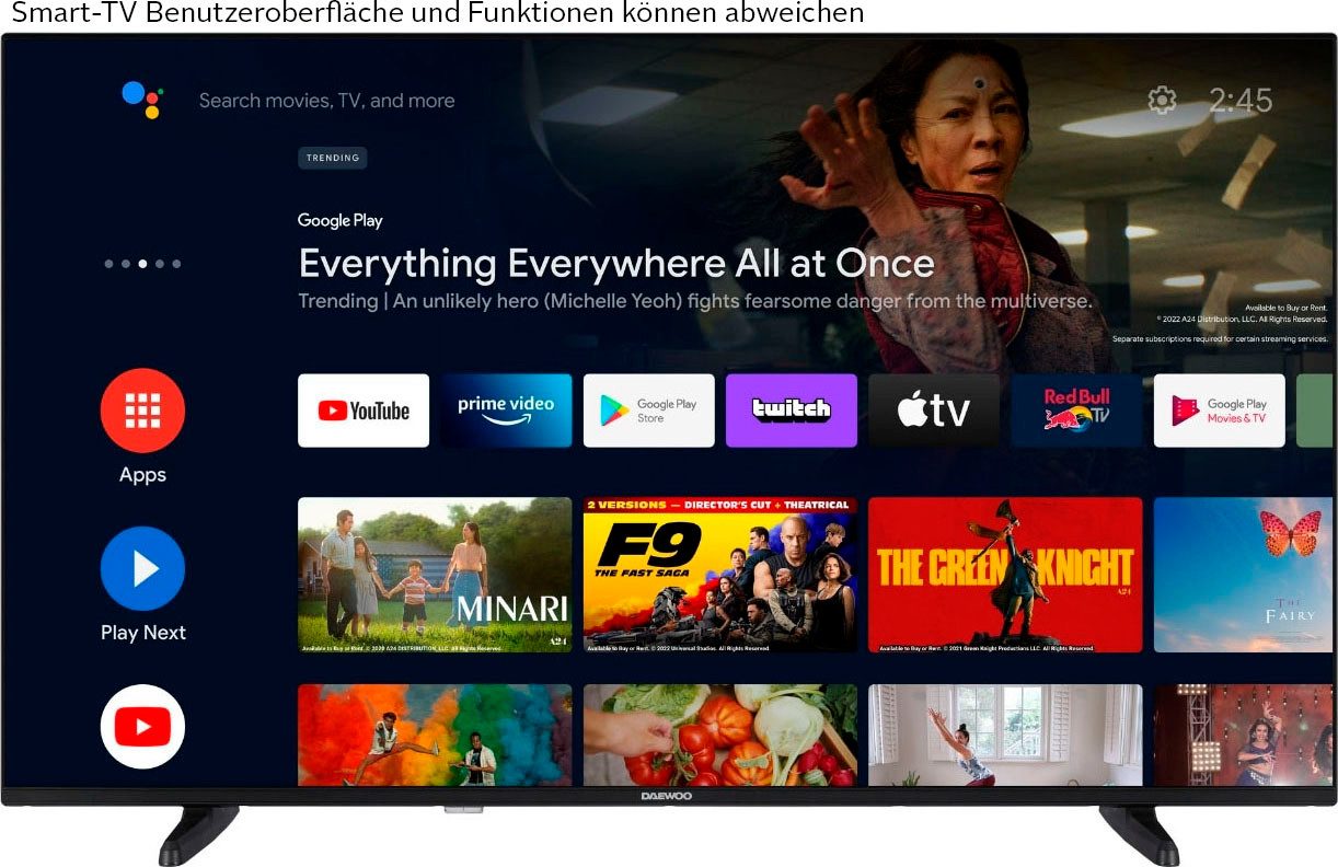 Daewoo 55DM72UAD LED-Fernseher (139 cm/5...