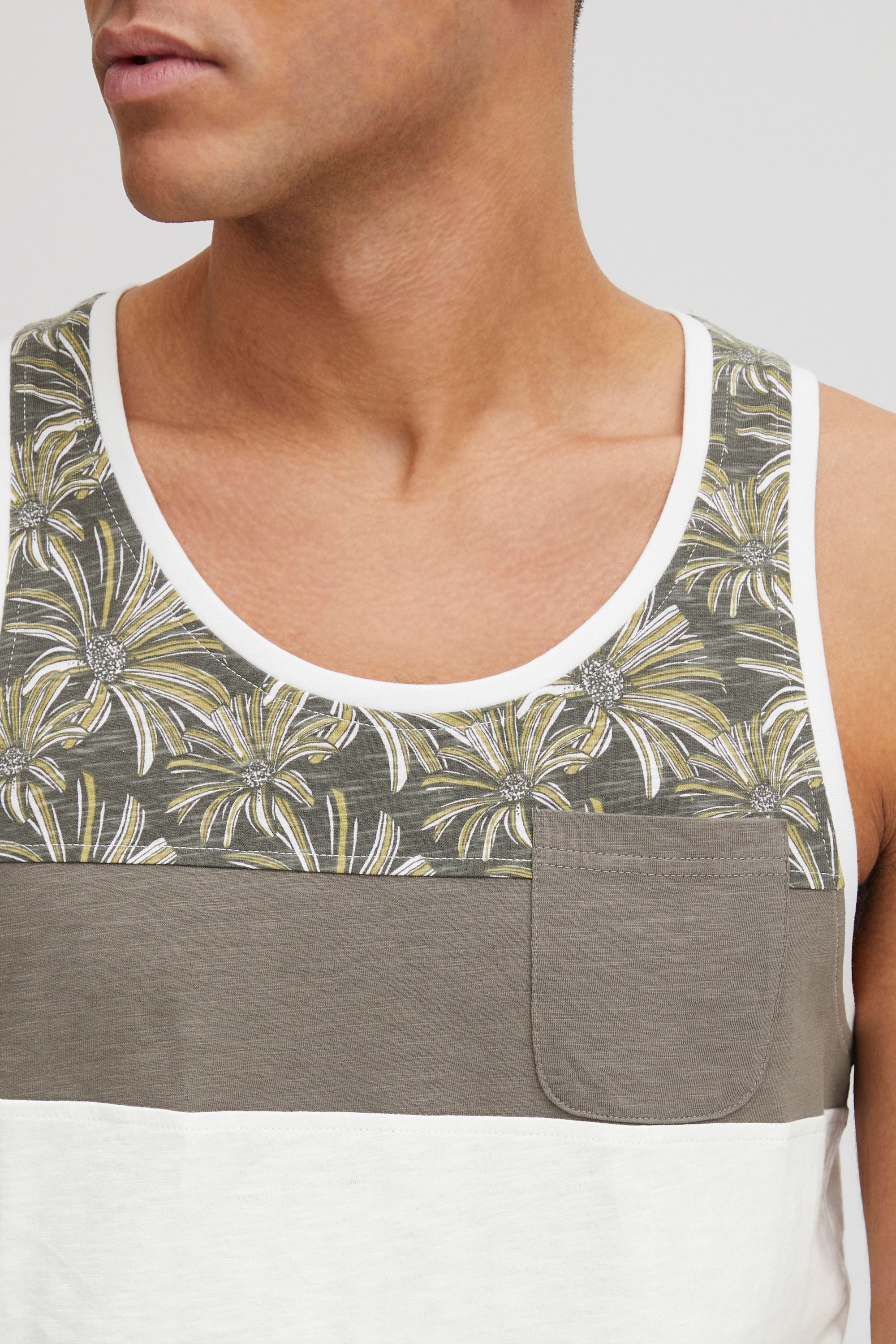 !Solid Tanktop SDFlo Ärmelloses Shirt mit Blumen-Print günstig online kaufen