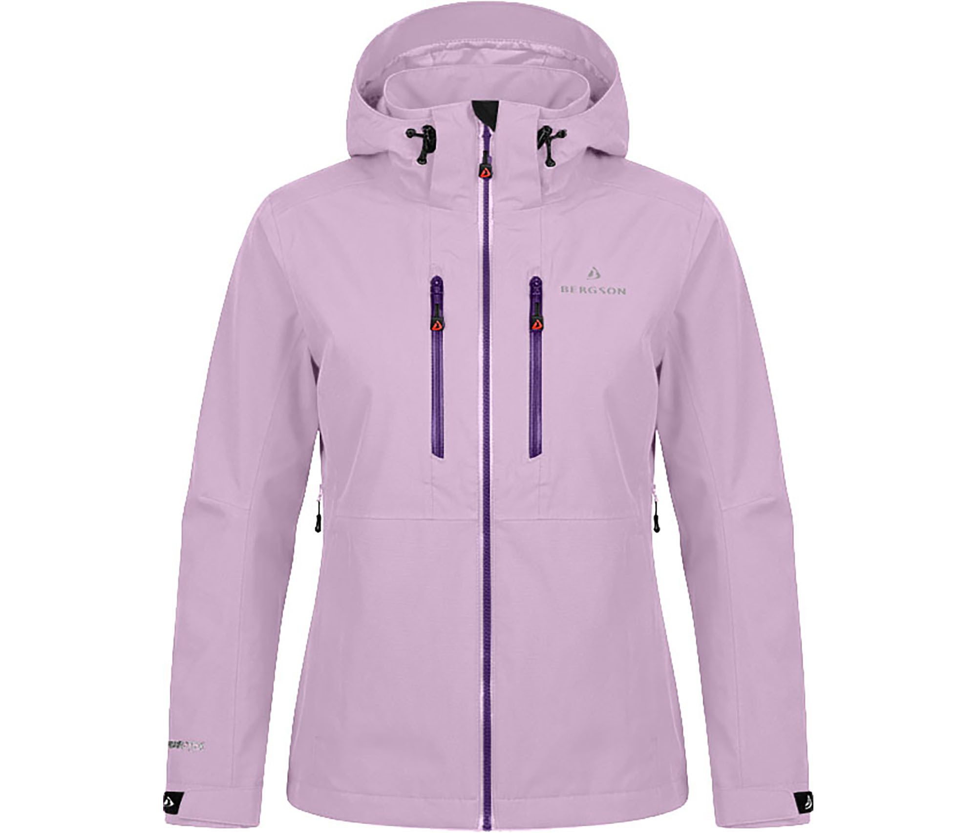 Bergson Regenjacke ROS light Damen Regenjacke, gefüttert, wasserdicht (20.000 mm), Normalgrößen, v