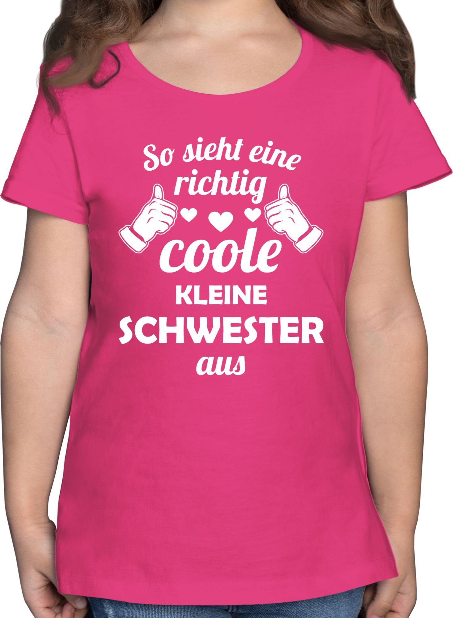 T-Shirt So sieht eine richtig coole kleine Schwester aus