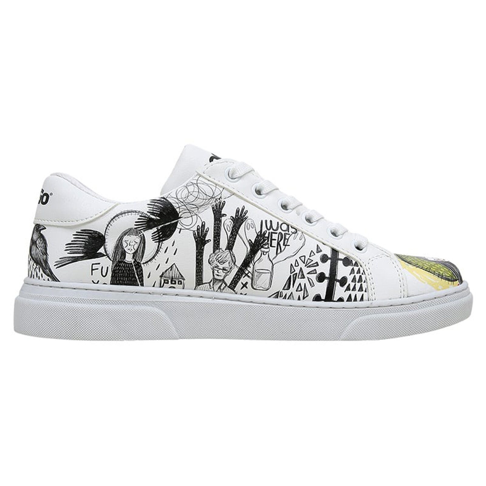 DOGO Ace Low-Top Sneaker I Was Here Damen Sneaker Sneaker Handgefertigt