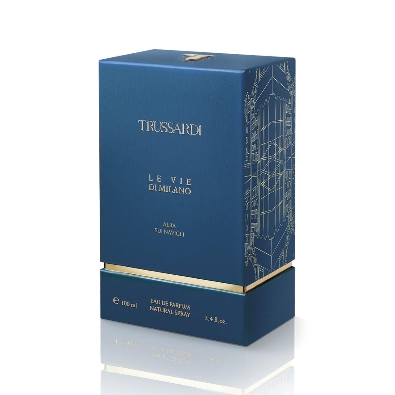 Trussardi Eau de Parfum Le Vie Di Milano Alba Sui Navigli EdP Natural Spray, für Alle Hauttypen