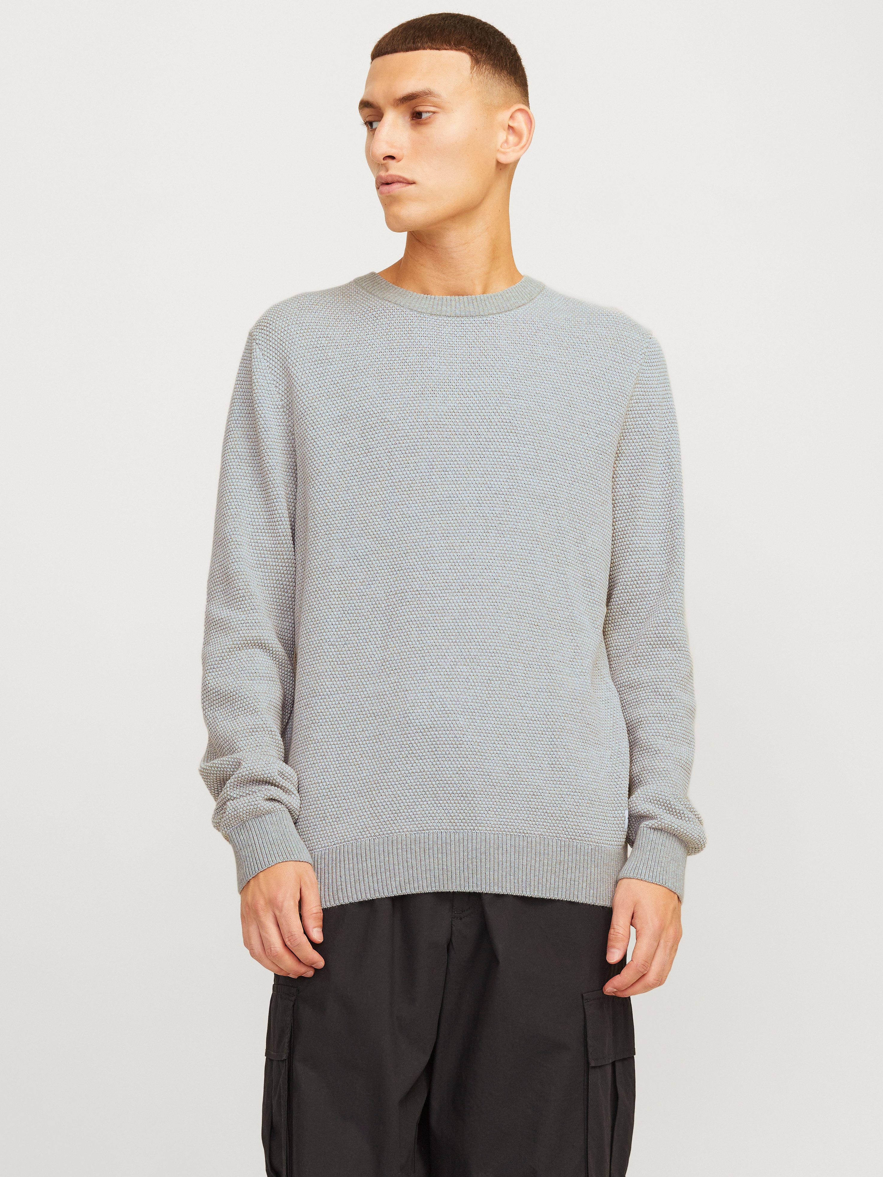 Jack & Jones Rundhalspullover JJEGLOBE KNIT günstig online kaufen