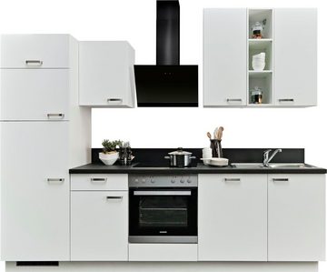 Express Küchen Küchenzeile Bari, mit Soft-Close-Funktion und Vollauszug, vormontiert, Breite 280 cm