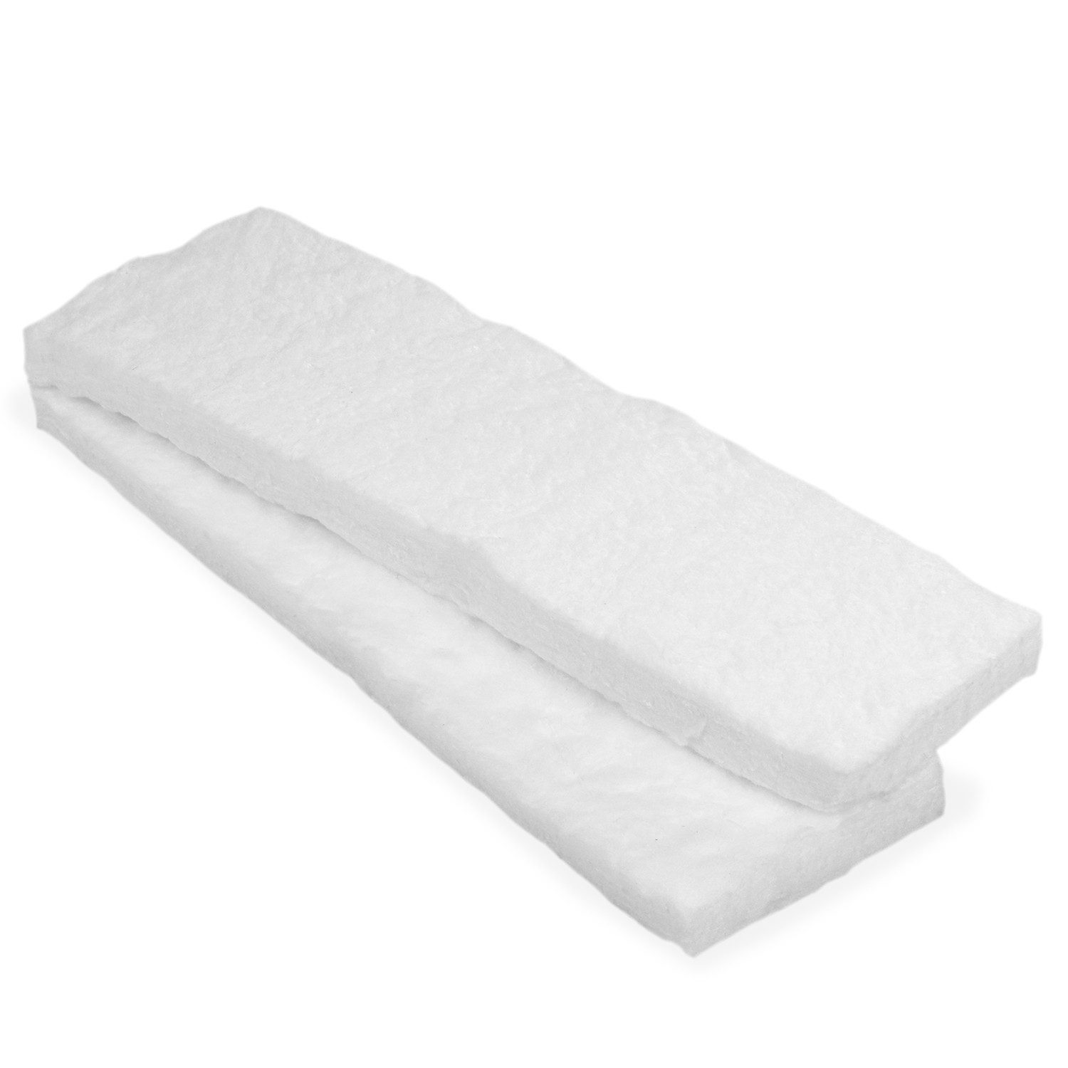 Moritz Leerdose 2 x Keramikschwämme Wolle 30 x 10 x 1,3 cm, Kaminzubehör Ethanolkamin Watte Schwamm Wolle