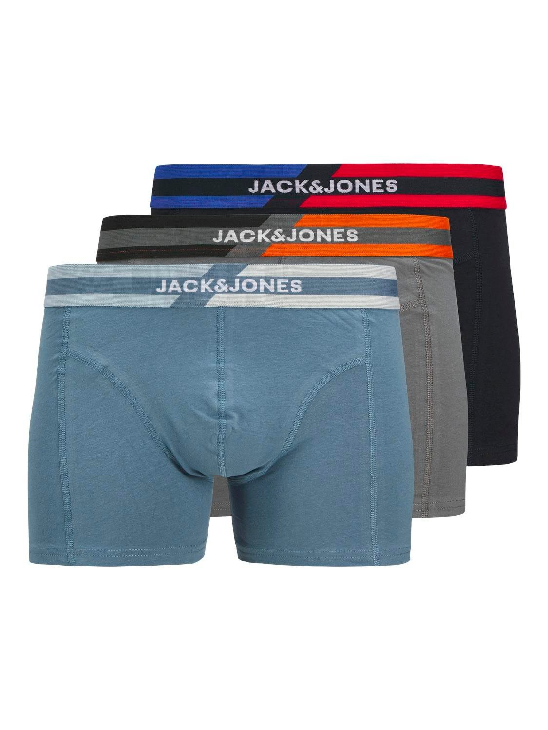 Jack & Jones Unterhemd JACSTEVE SOLID TRUNKS 3 PACK JNR SN