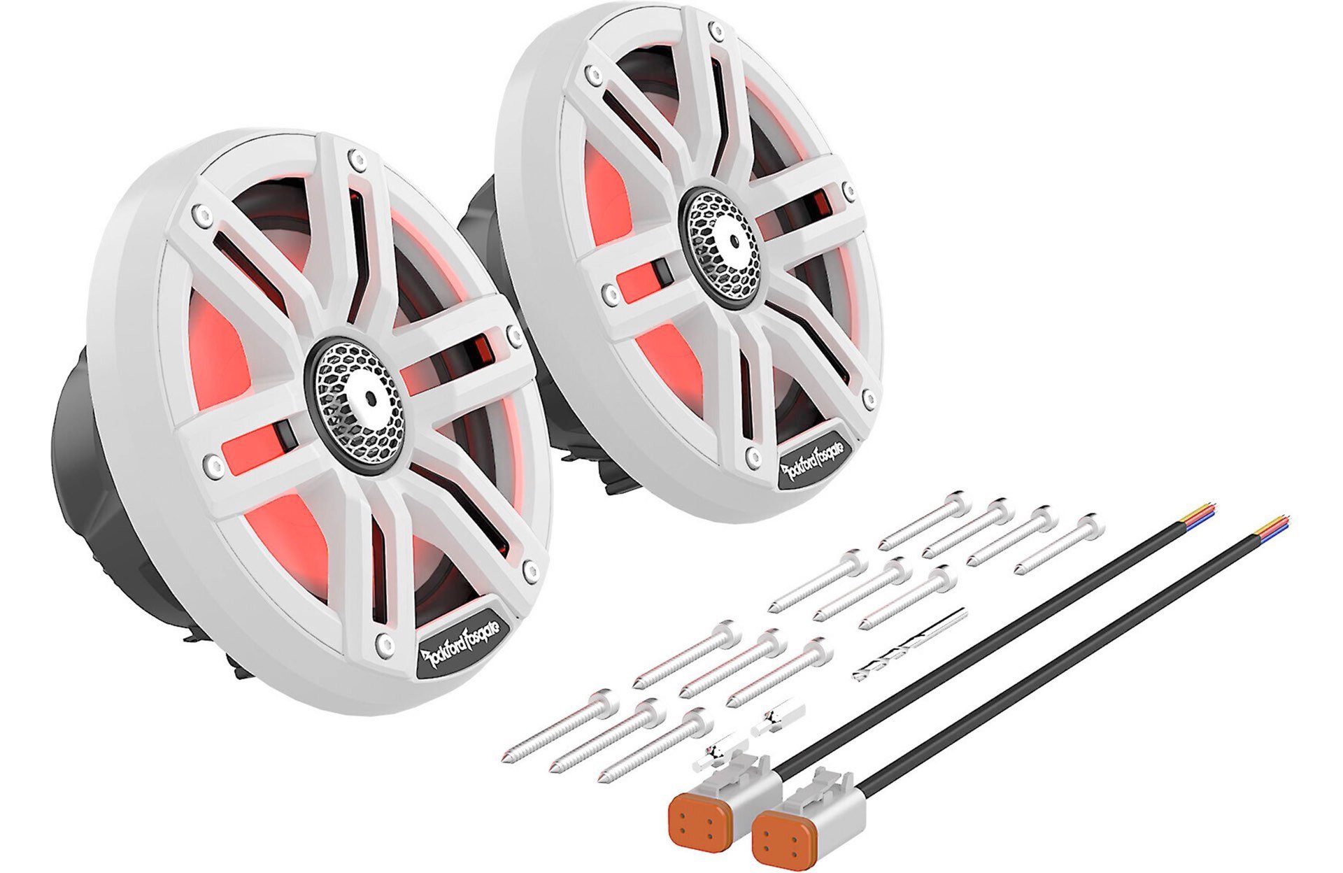 Rockford Fosgate M2-65 COLOR OPTIX Lautsprecher weiß Auto-Lautsprecher