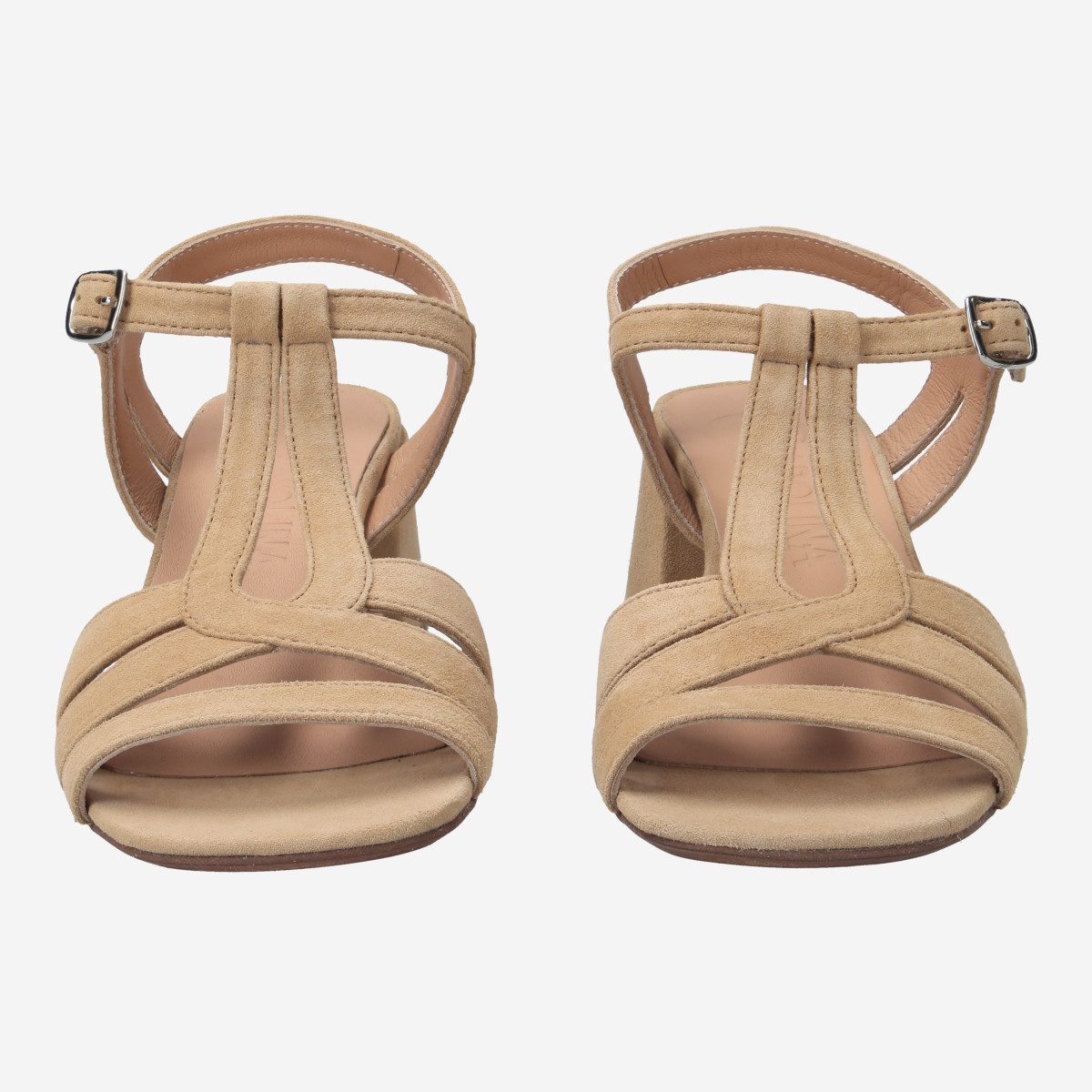 Donna Carolina Donna Carolina DEAR TRIS 51.198.058-001, Sandaletten, Beige, Damen Sandalette