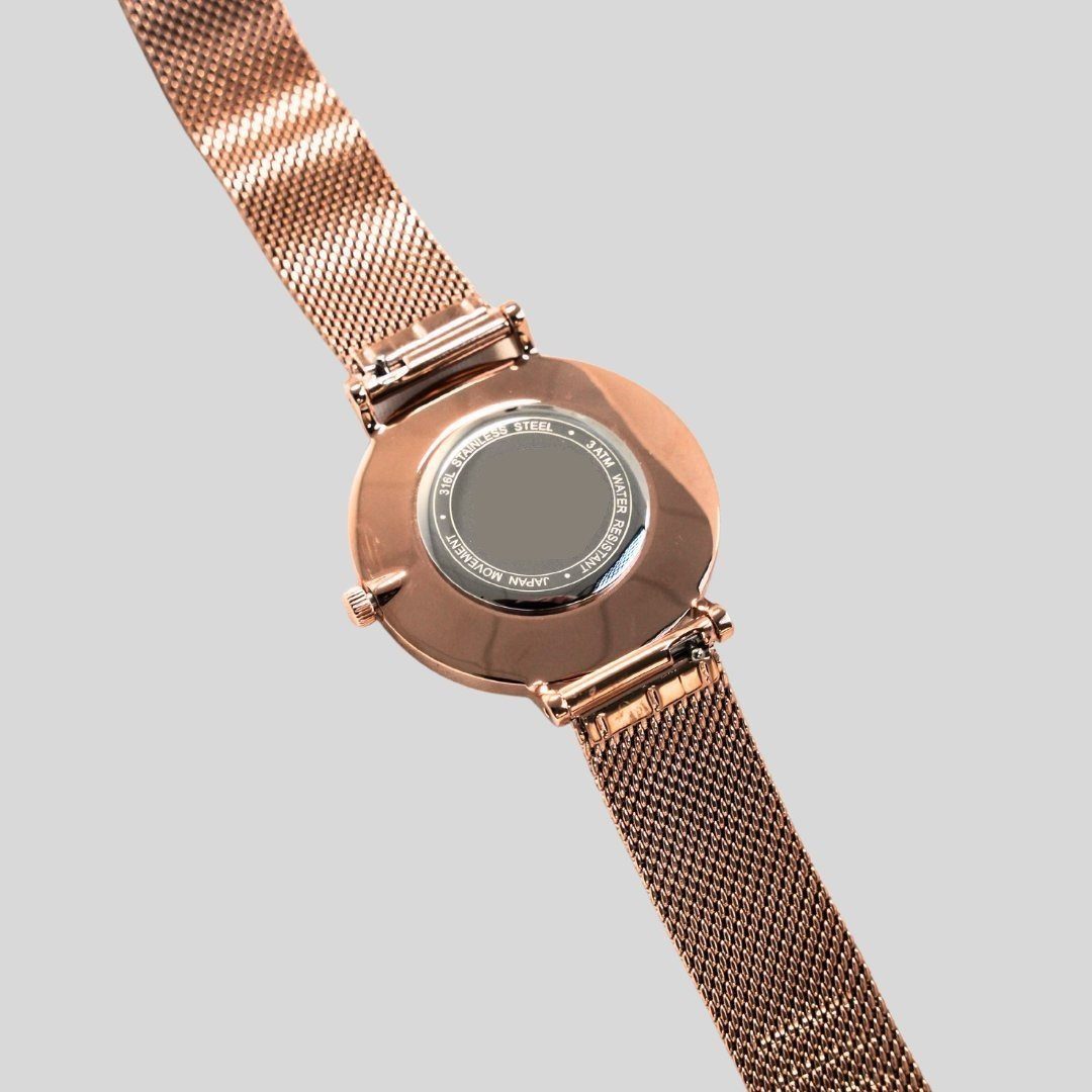 GOLDKLEIN Quarzuhr Armbanduhr Edelstahl Schmuck Kira inkl. Geschenkbox Weihnachtsangebot, Geschenk -Damen Herren mit Schmuckbox - Sale bis 31.03.2026