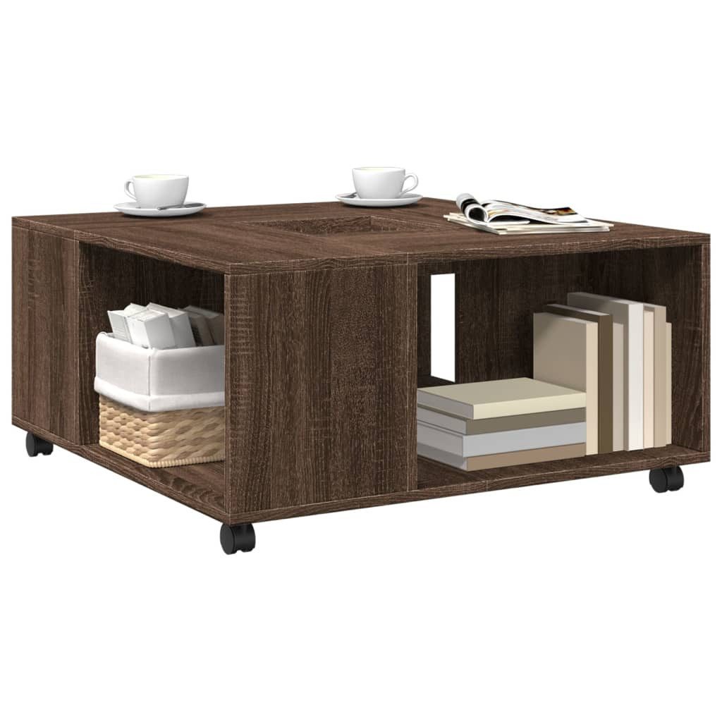 vidaXL Couchtisch Couchtisch Braun Eichen-Optik 80x80x40 günstig online kaufen