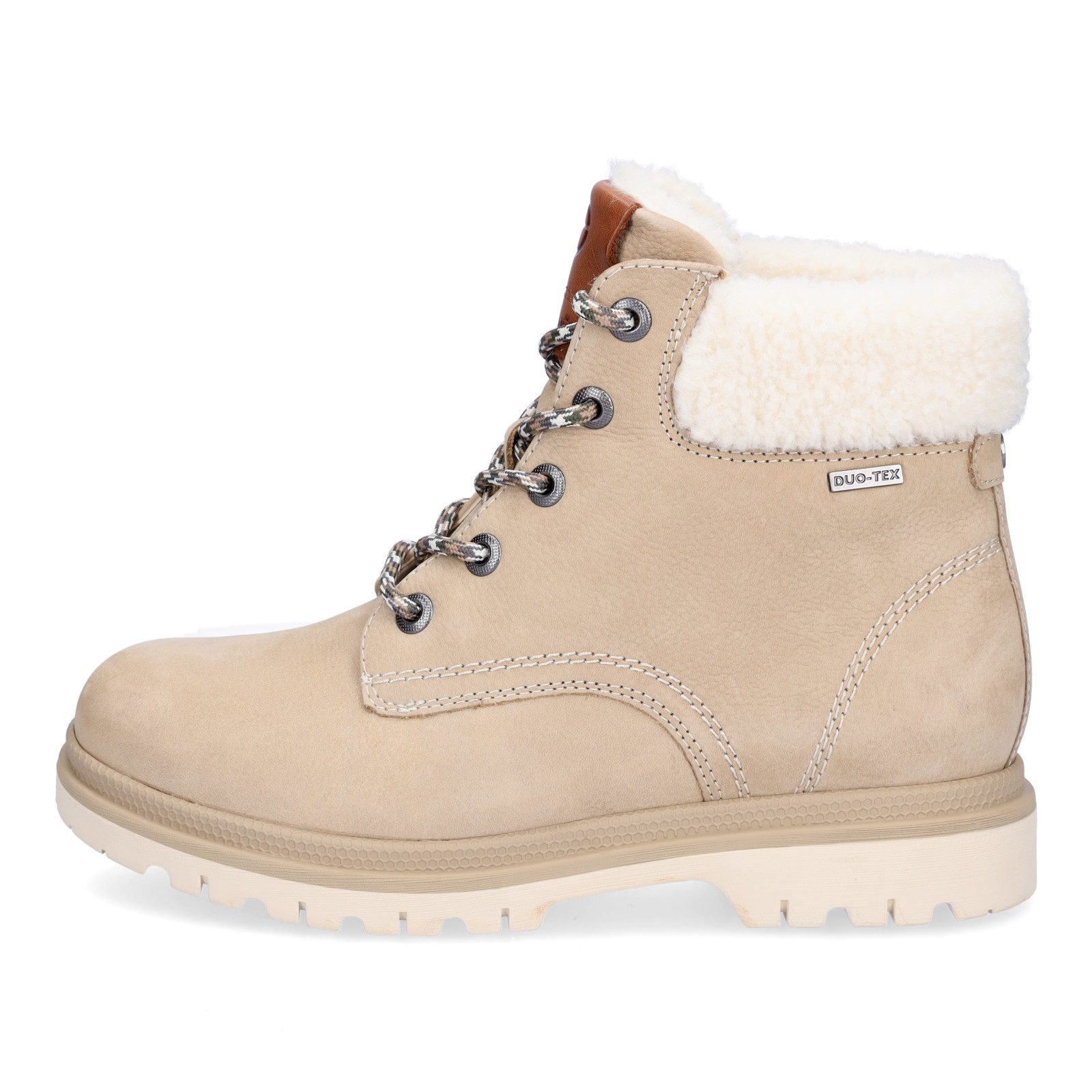 Tamaris Tamaris Damen Schnürboot beige Schnürboots günstig online kaufen