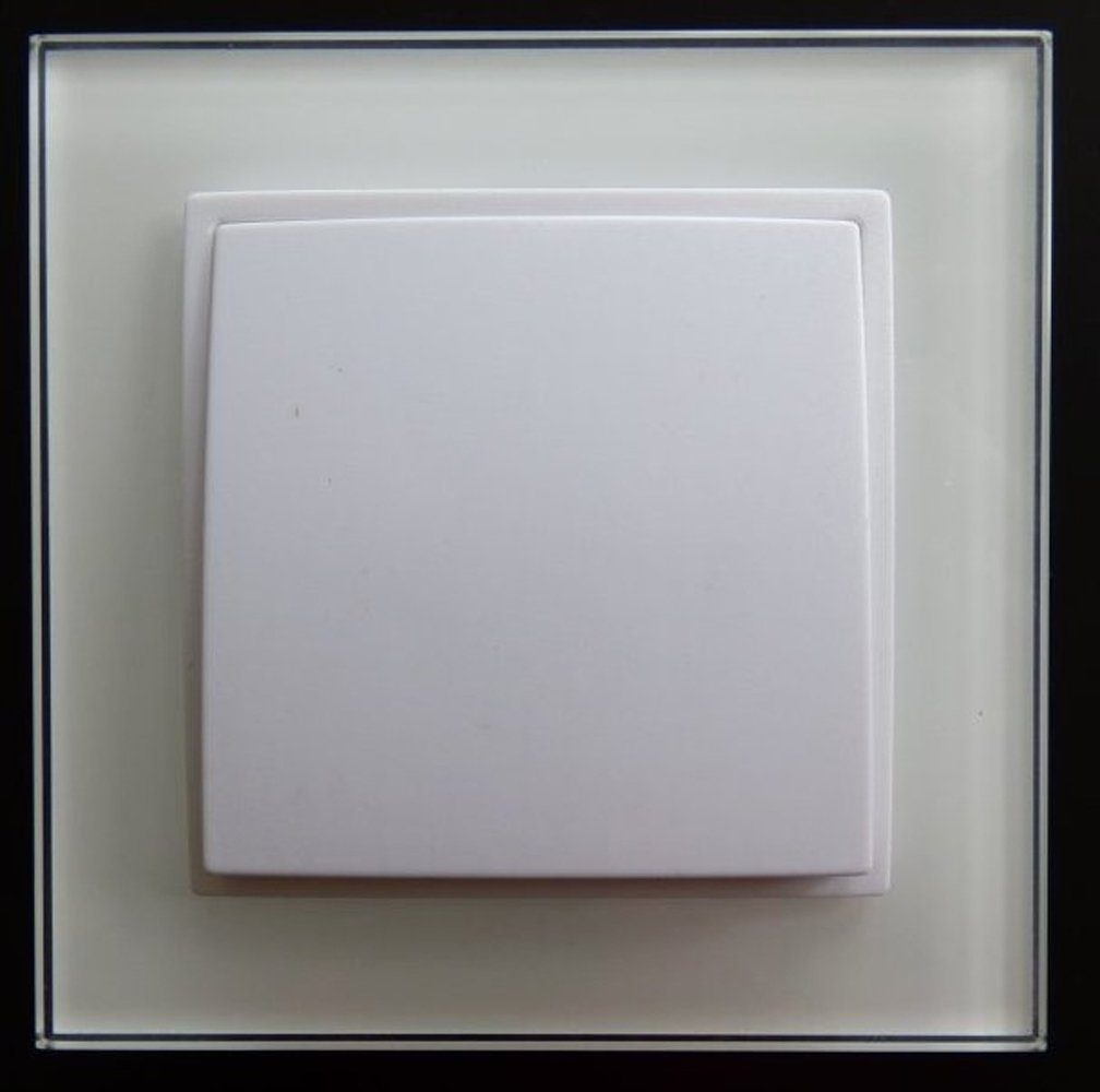 Lichtideen Schalter 7743 Abelka Nuovo weiß 1 x Wechsel Schalter 250 Volt 10 Ampere (Taster, Schalter, Anennendose, Steckdose mit USB lieferbar)