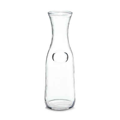 Zeller Present Karaffe Glaskaraffe 1000 ml, (1-tlg), Glaskrug Glasflasche Dekanter