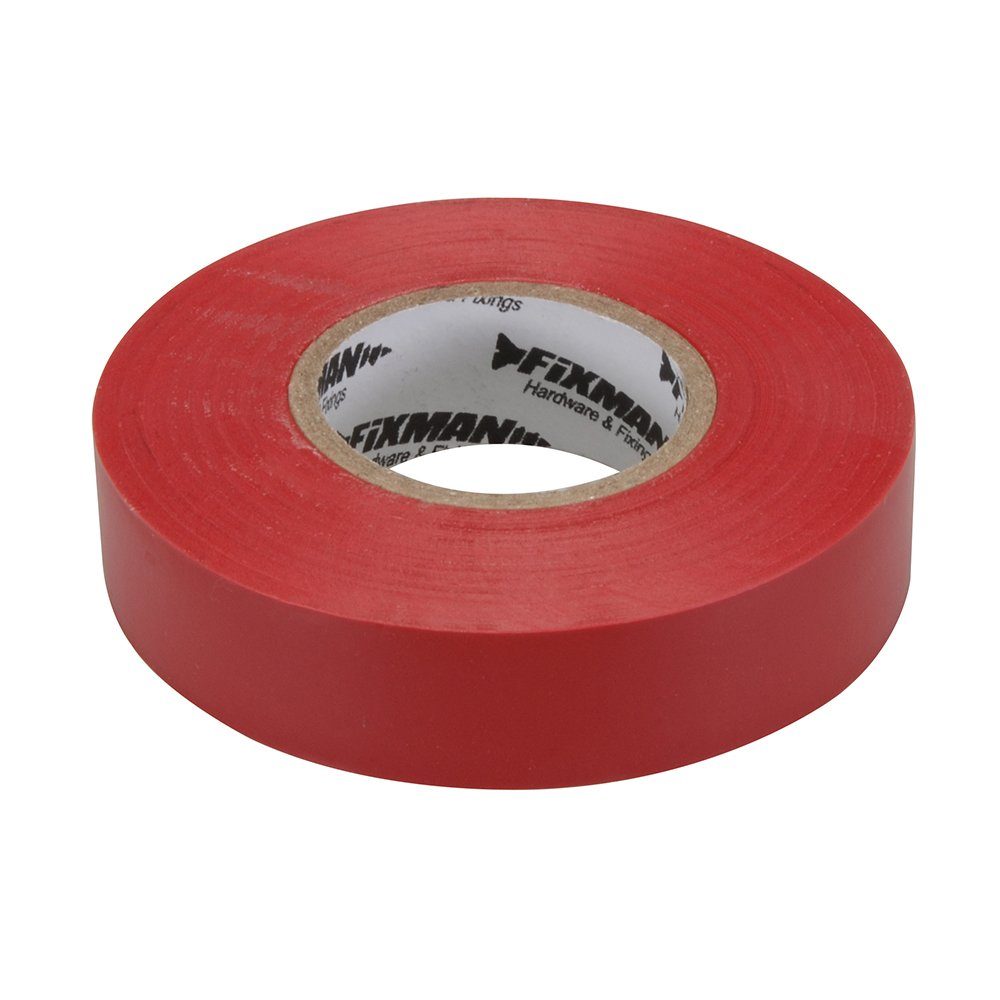 Isolierband mm m FIXMAN 19 x 33 Rot Isolierband