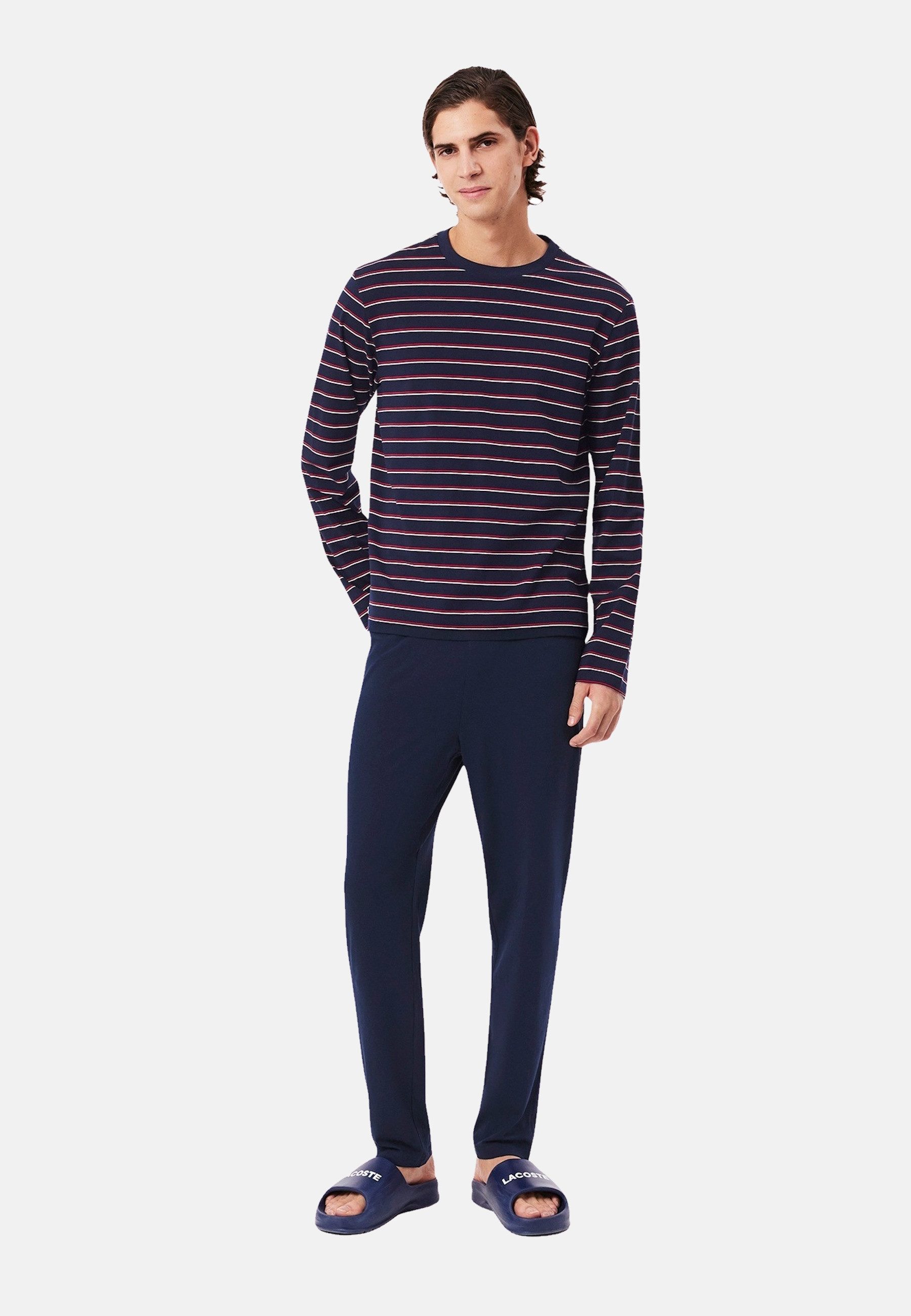 Lacoste Pyjama Schlafanzug Pyjama lang (Packung, 1 tlg) günstig online kaufen