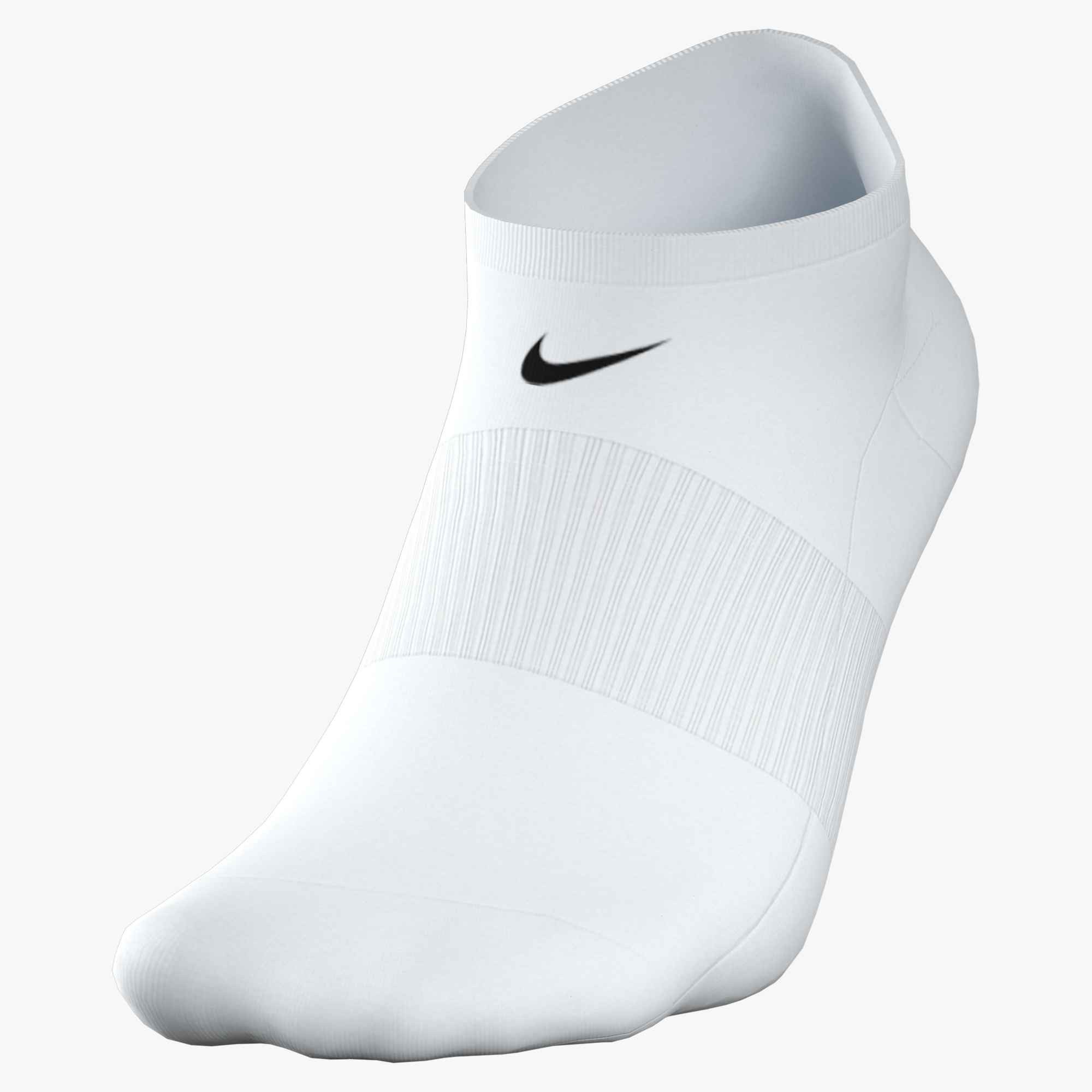 Nike Sneakersocken SX7679-100 (6-Paar) ohne Frottee, mit mittelfußgummi, elastisches Material