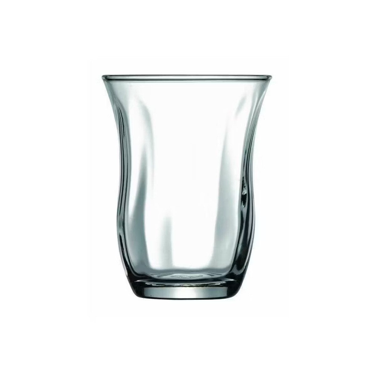 Pasabahce Teeglas Cihangir 95 ml - 6-teiliges Set, Streifen-Design, 6-tlg.