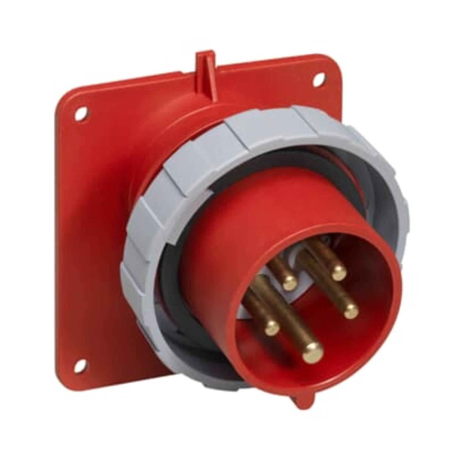 Amphenol CEE-Stecker Titel:32 Ampere CEE Einbausteckverbinder 5-polig (3P+N+PE) Stift, Kod, (CEE Stromverteiler)