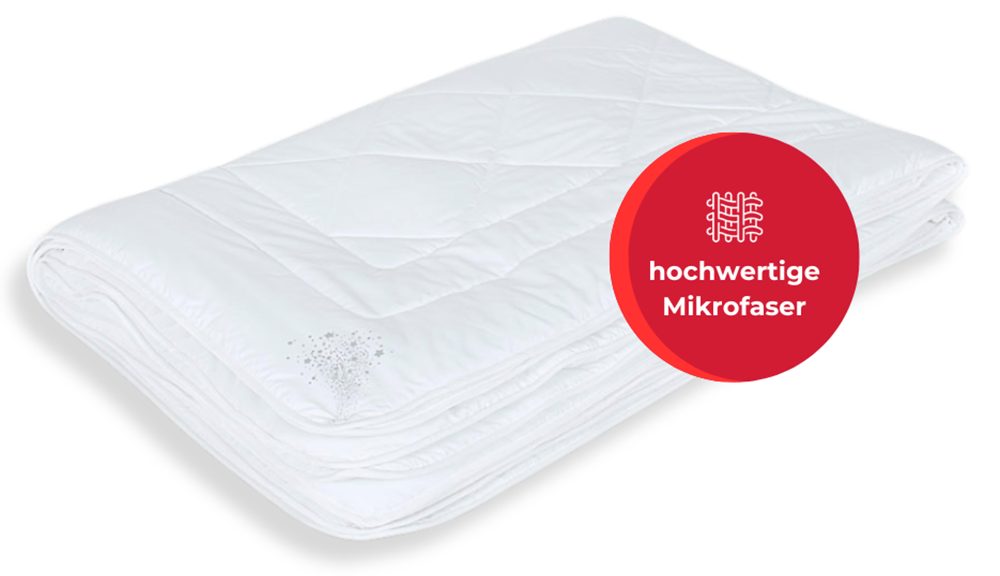 my home Microfaserbettdecke + Kopfkissen Baca, günstig online kaufen