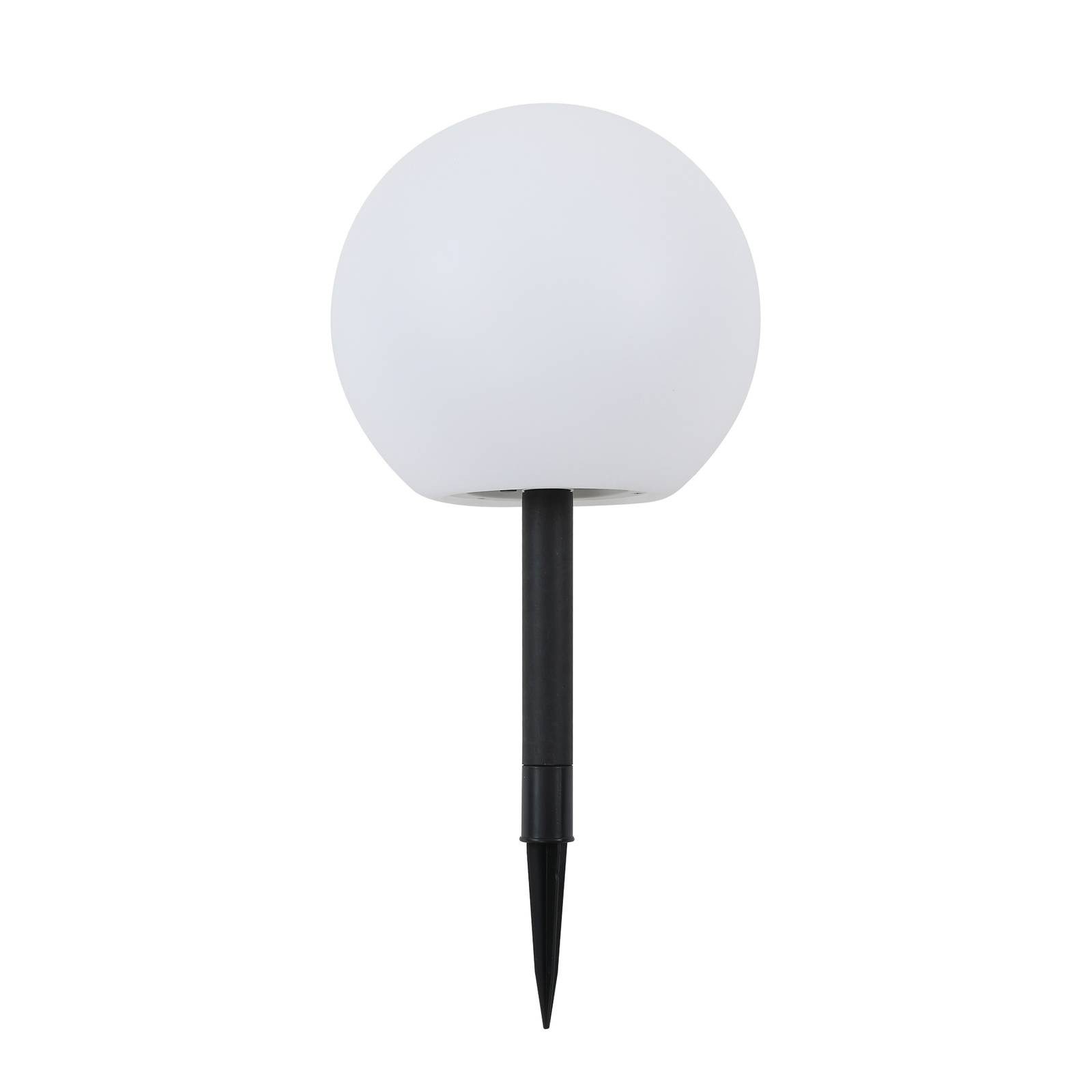 Lindby Außen-Stehlampe Lago, LED, Kunststoff Weiß tageslicht IP44, 2 x 0,2 W LED, tageslicht