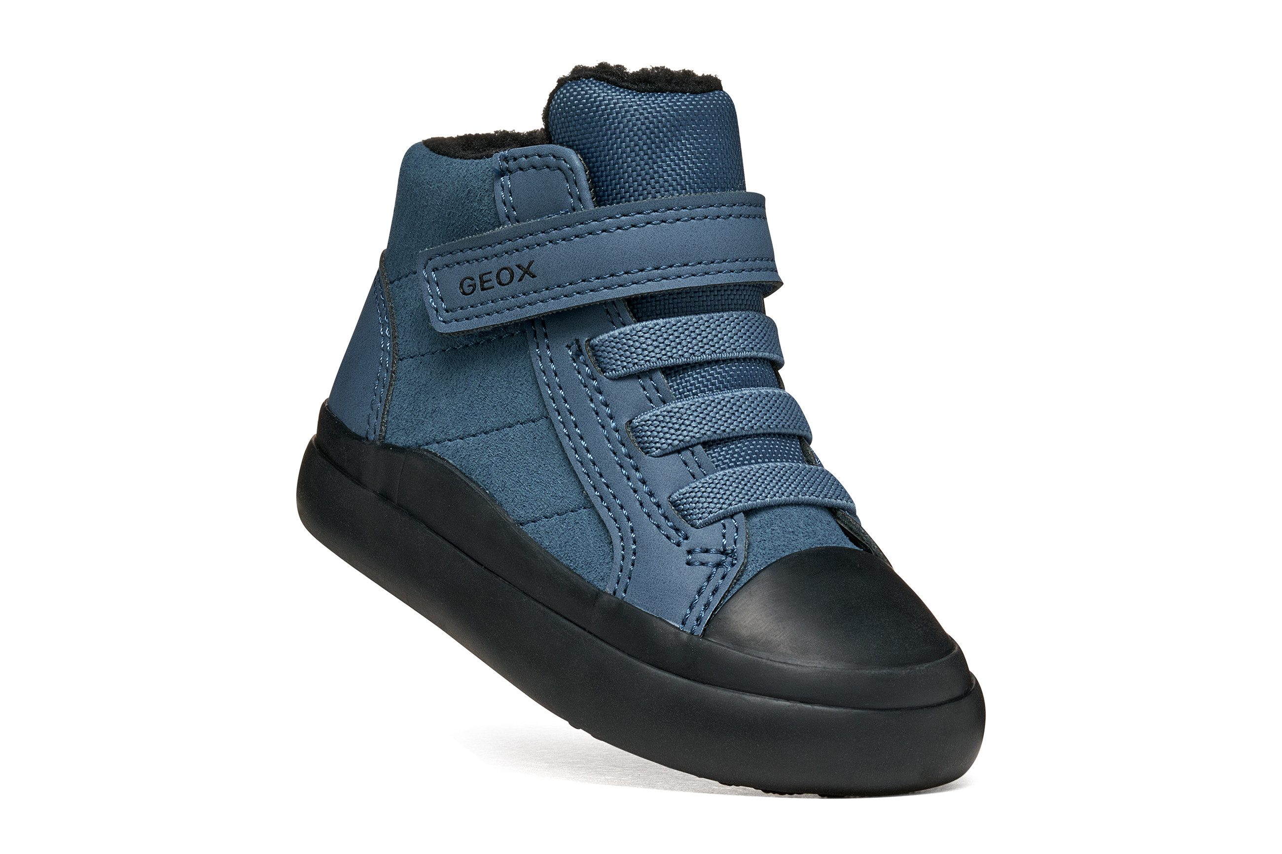 Geox B GISLI BOY Lauflernschuh Lauflernboots, Klettboots mit Gummikappe – Bild 4 von 5
