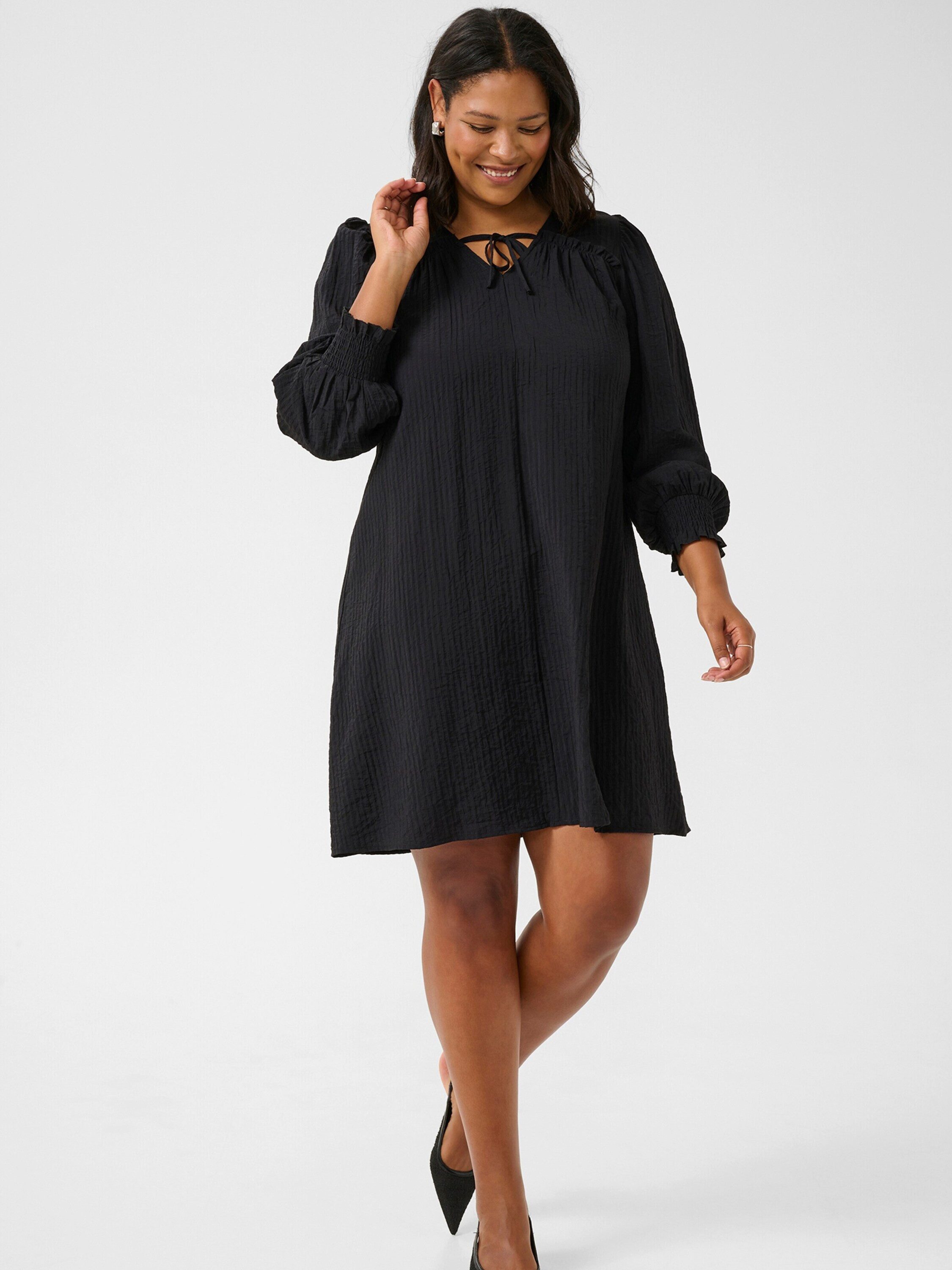 KAFFE Curve Cocktailkleid KC Linna (1-tlg) Drapiert/gerafft