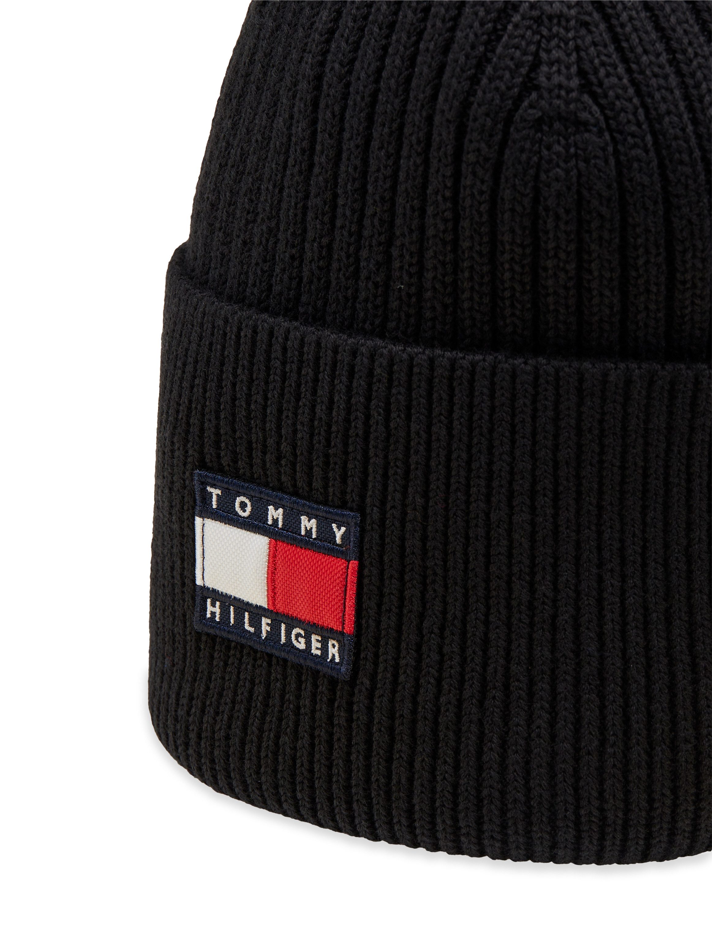 Tommy Hilfiger Beanie HERITAGE FLAG BEANIE Regular fit mit Markenlogo