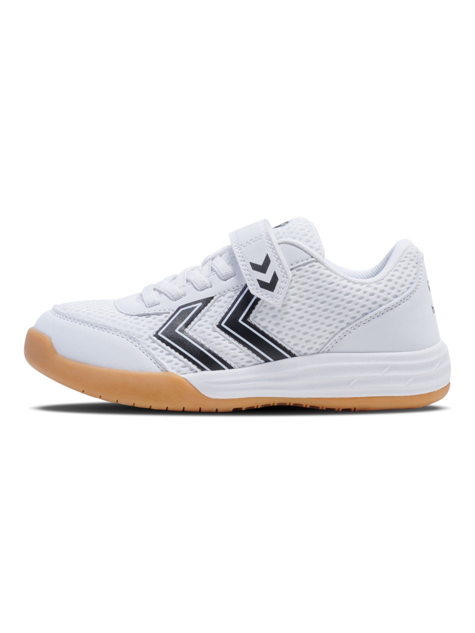 hummel Hallen-Indoorschuhe Multiplay Flex VC (Klettverschluss) weiss/schwarz Badmintonschuh