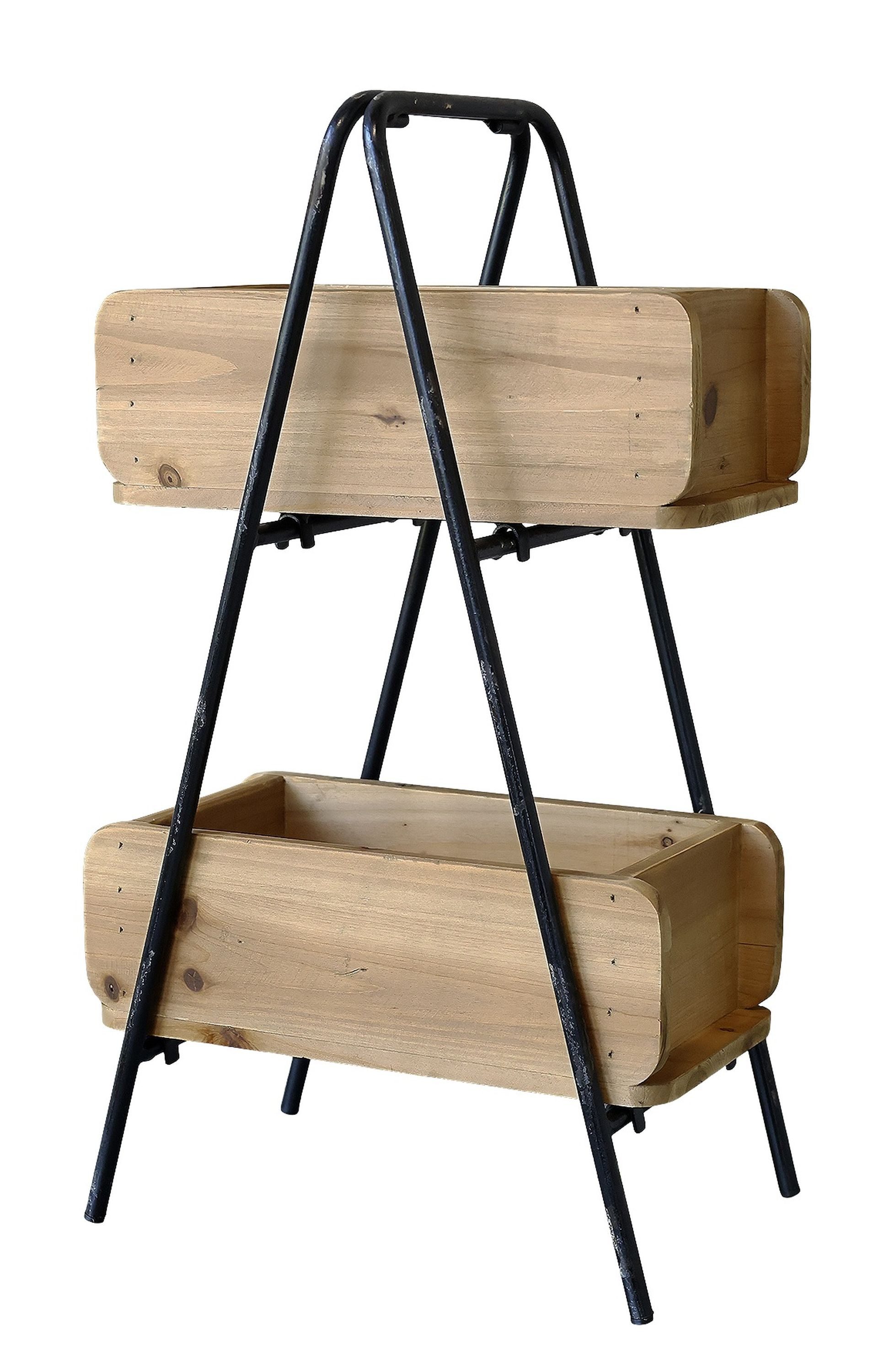 Chic Antique Etagere Chic Antique Ständer Halter Etagere mit 2 Ziegelformen