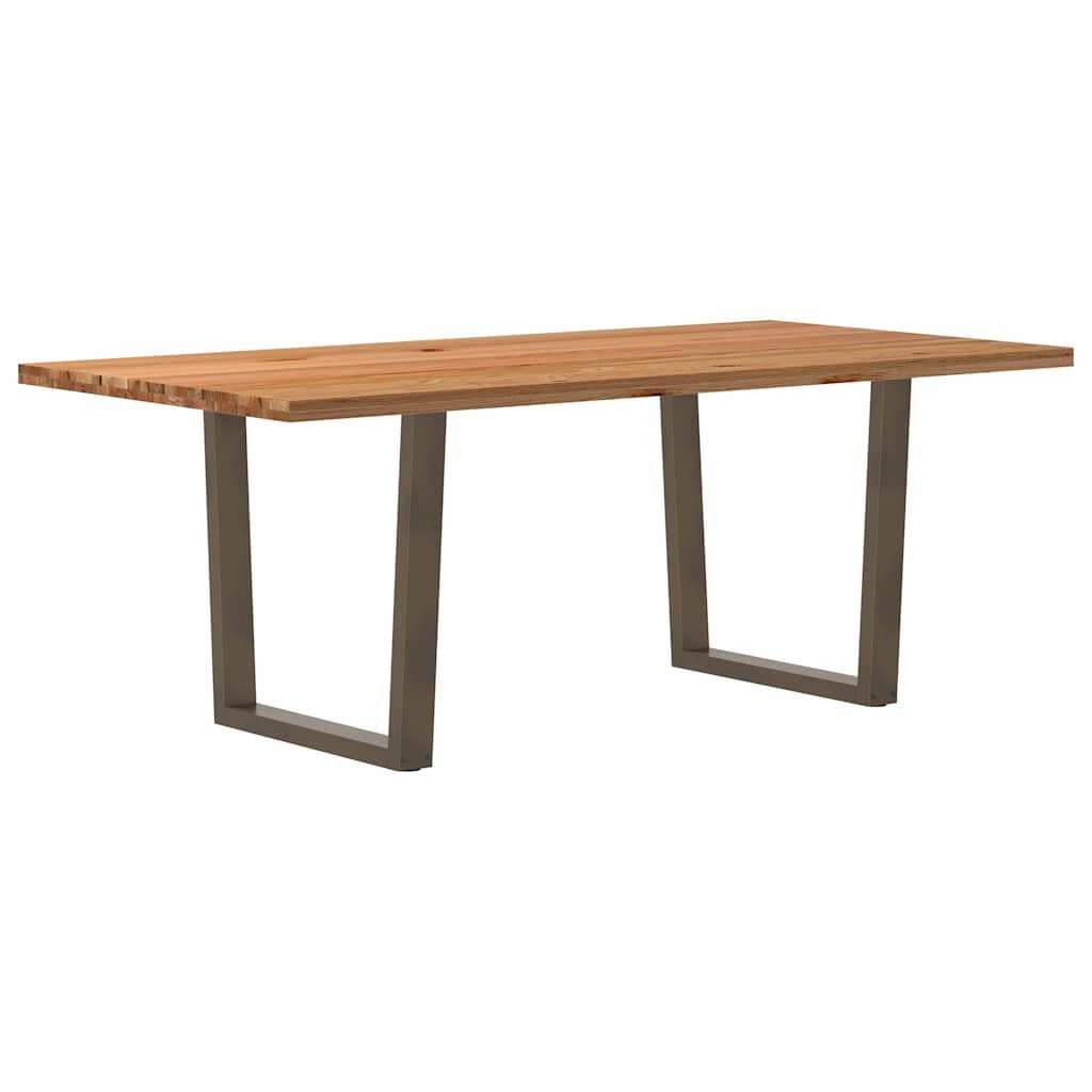 vidaXL Esstisch Esstisch mit Baumkanten 200x100x74 günstig online kaufen