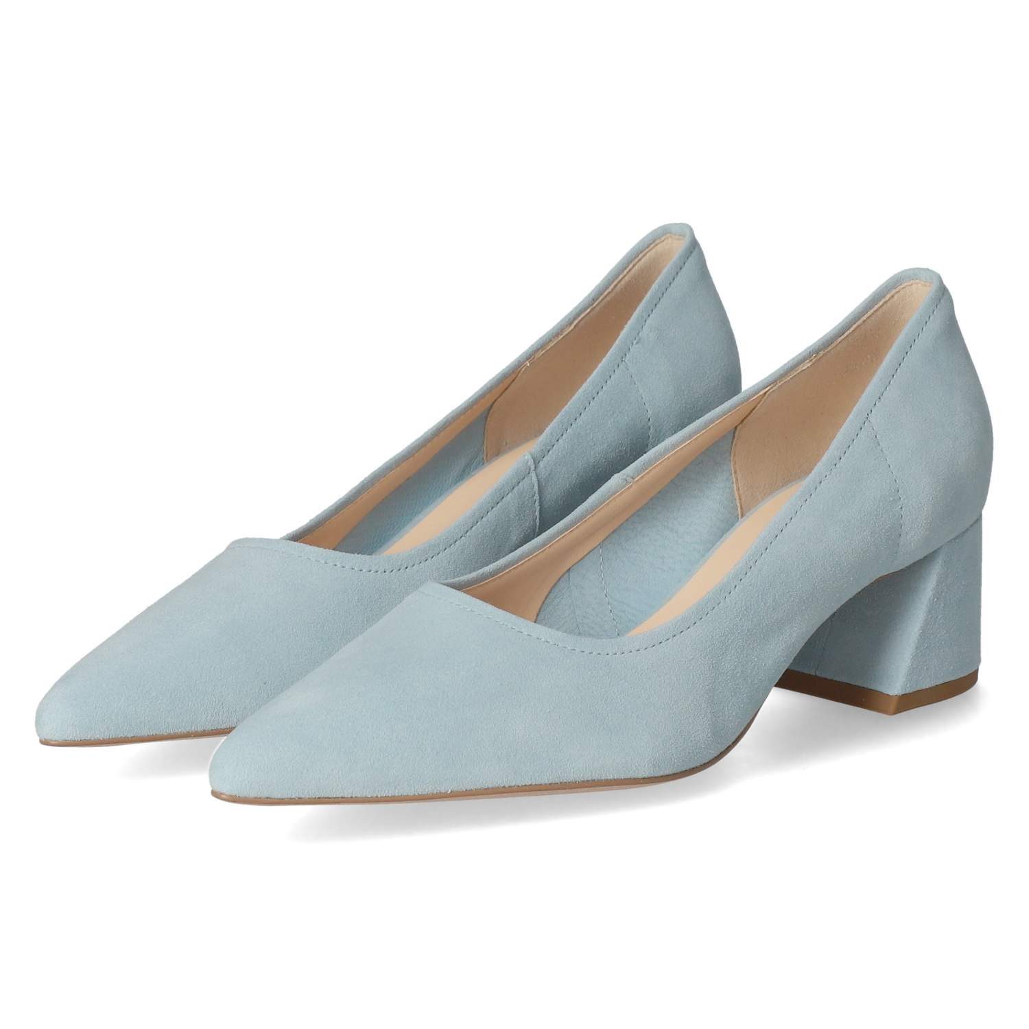 Högl Högl 1-104502-3300 Damen Rauleder hellblau Keilpumps