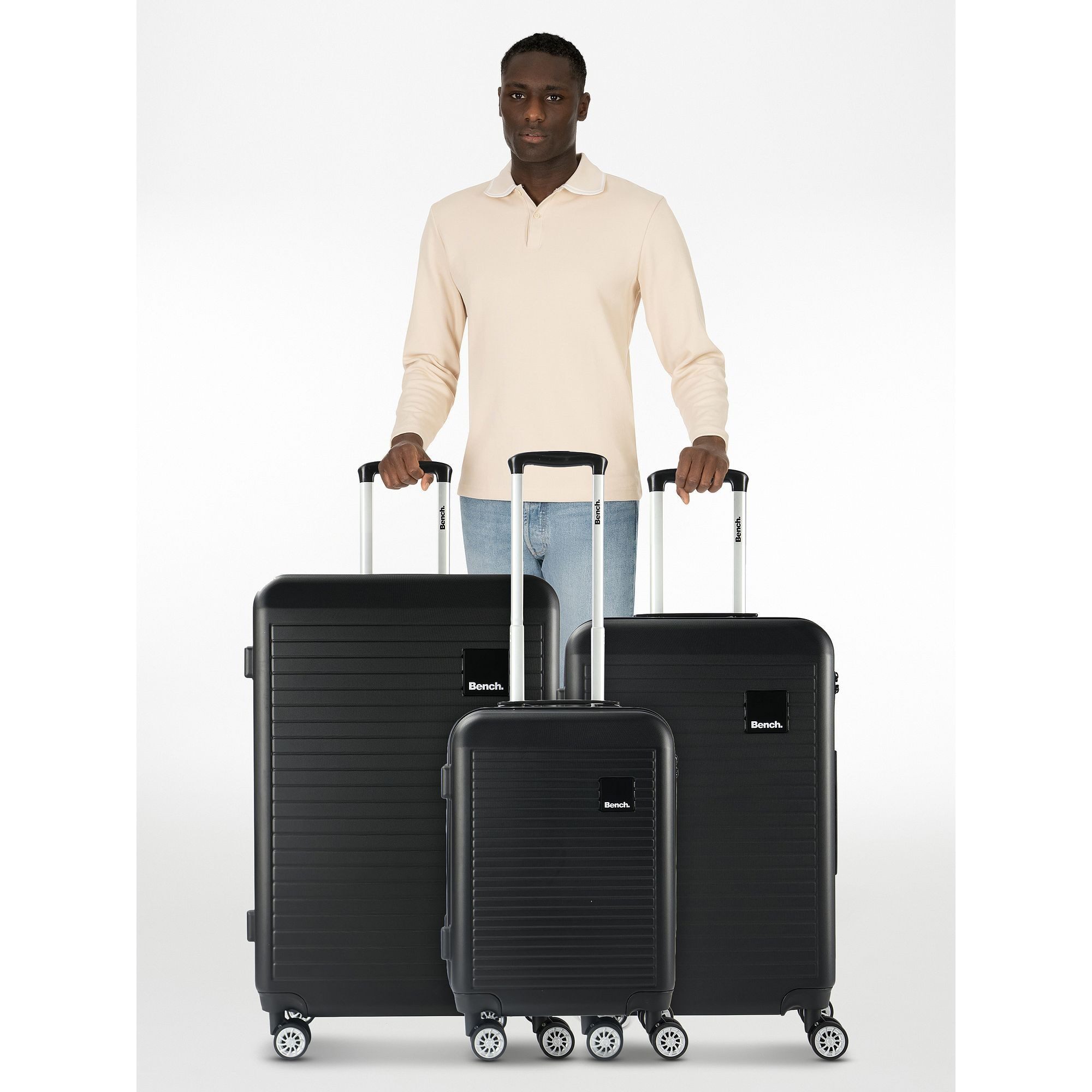 Bench. Trolleyset Voyage, 4 Rollen, (3-teilig, 3 tlg), ABS