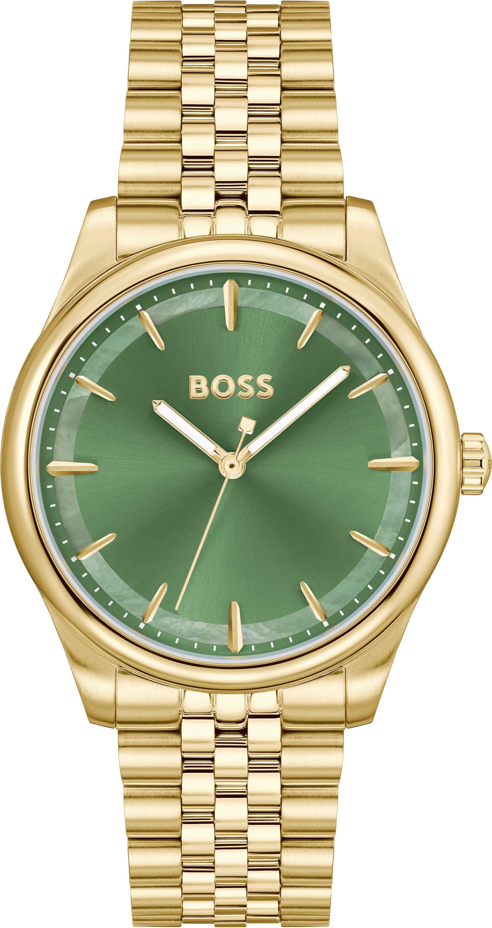 BOSS Quarzuhr GRACEFUL 1502780, Armbanduhr, Damenuhr, Edelstahlarmband, ana günstig online kaufen