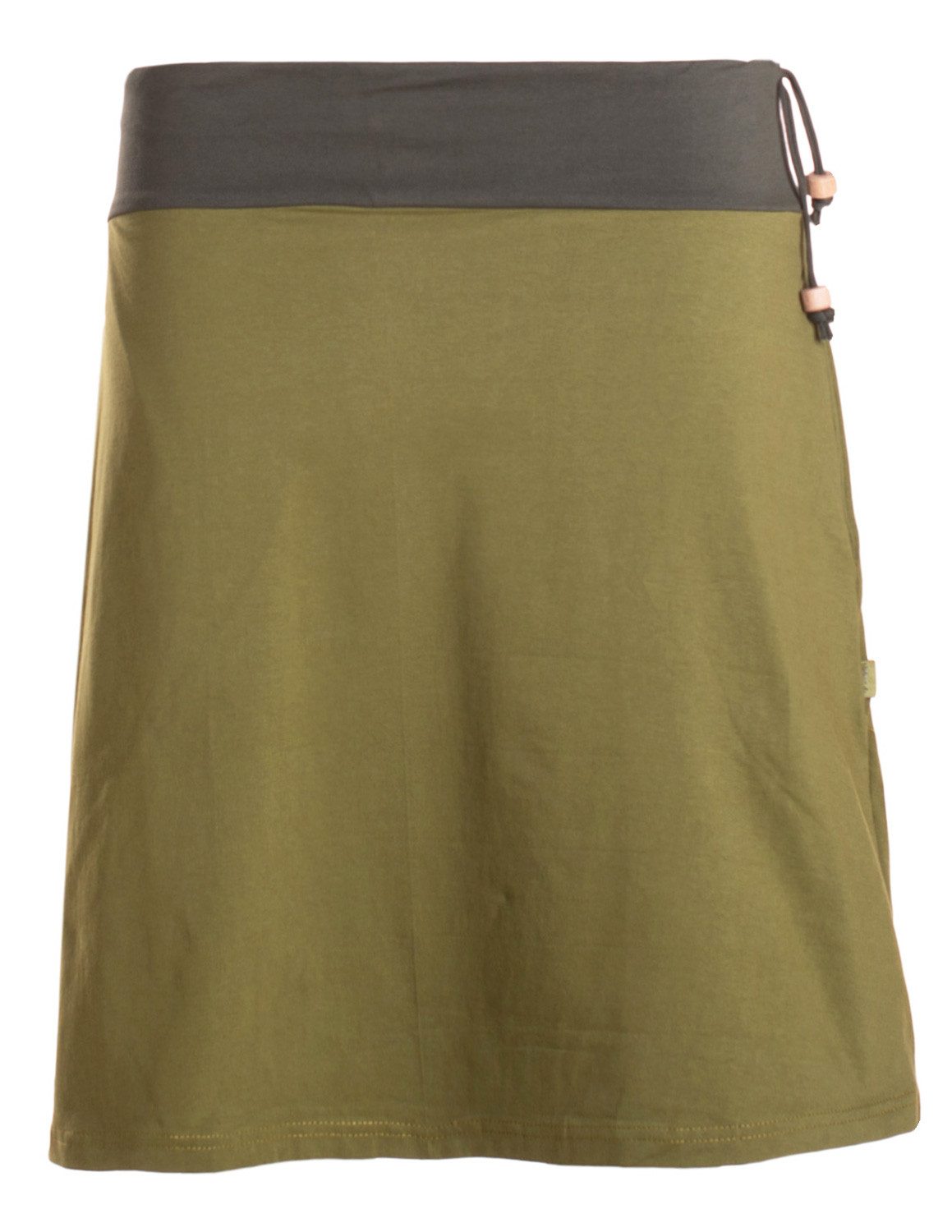 Vishes Jerseyrock Damen Mini-Rock Baumwolle elastischer Bund mit Kordel-Zug günstig online kaufen