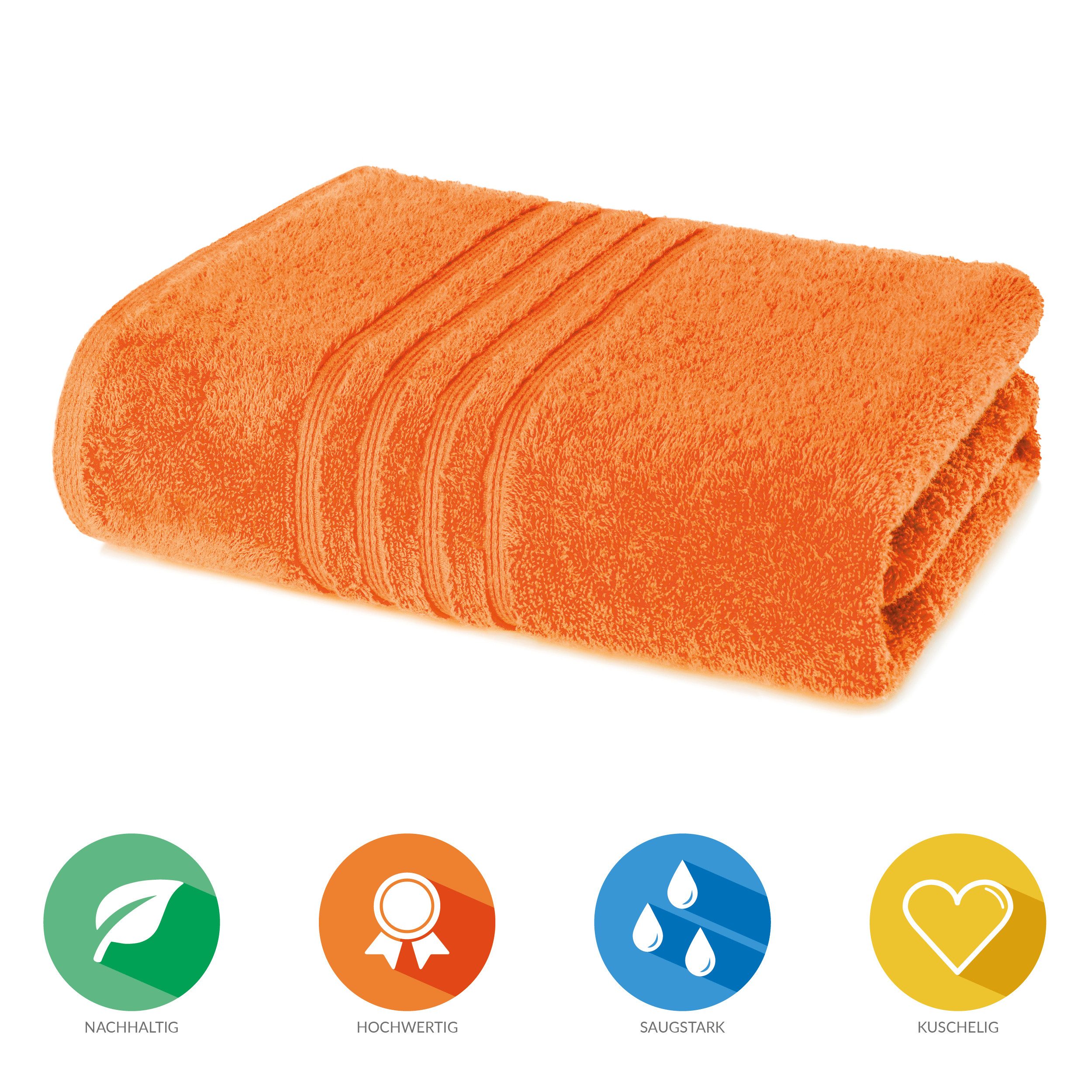 Lavea Badetuch Bali Duschtuch 100x150 cm Duschtuch 70x140 cm, Weiches Bio-B günstig online kaufen