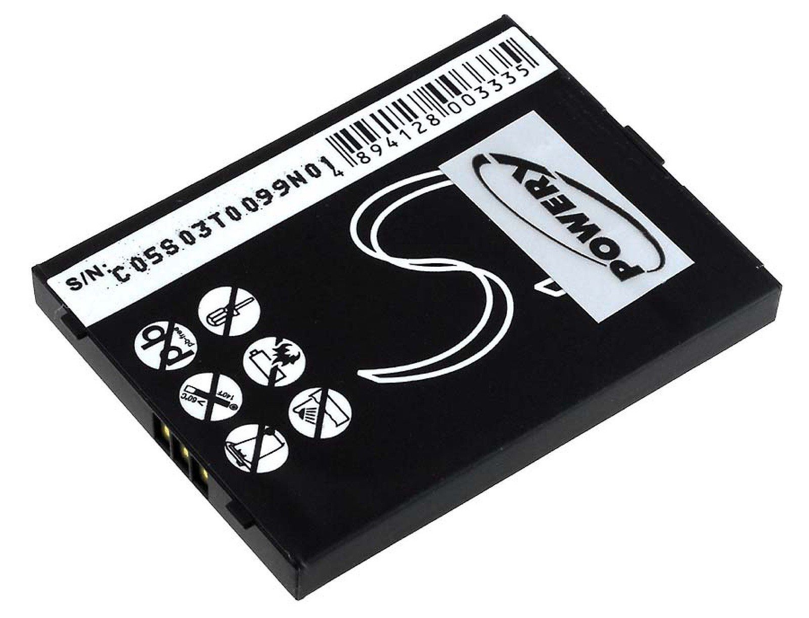 Powery Akku für SanDisk (3.7 V) Akku mAh E280 Sansa 750