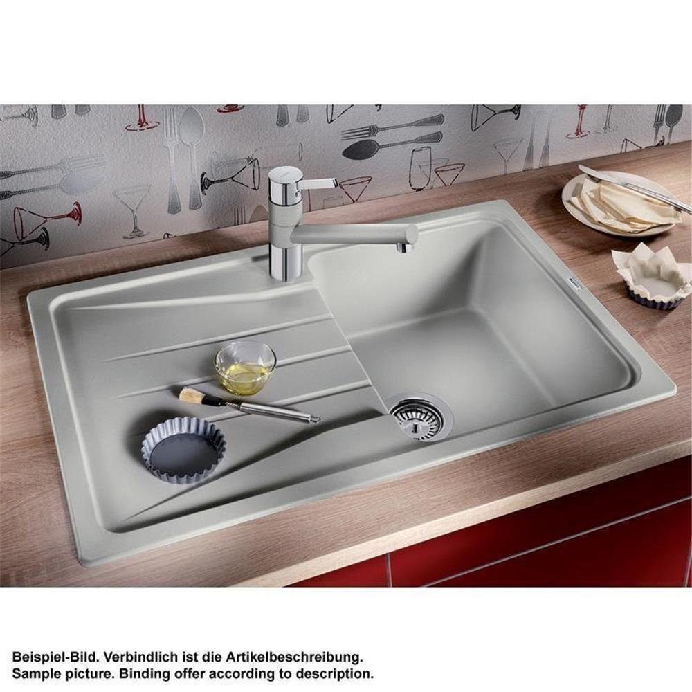 Blanco Granitspüle BLANCO weiß Einbauspüle S 78/50 SONA cm Silgranit, 45