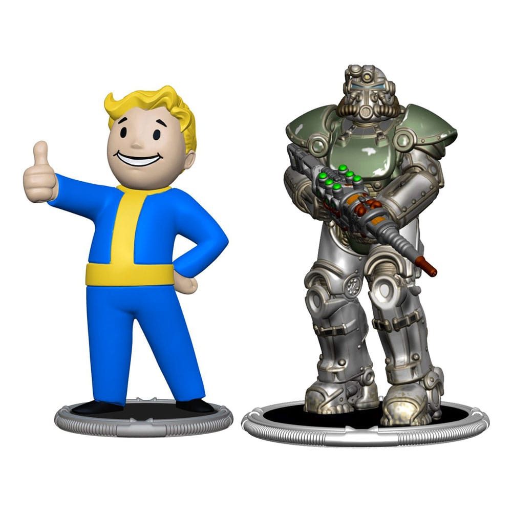 Syndicate Collectibles Merchandise-Figur Fallout Minifiguren 2er-Pack Set F Raider & Vault Boy (Strong) 7 cm