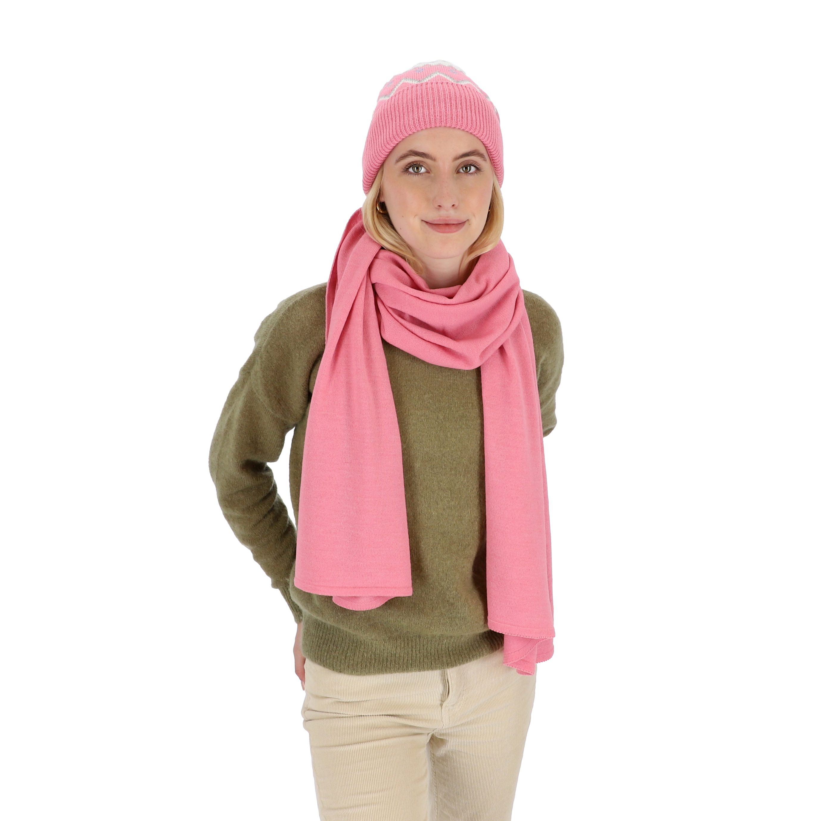 halsüberkopf Accessoires Strickschal feiner Strickschal, Made in Germany