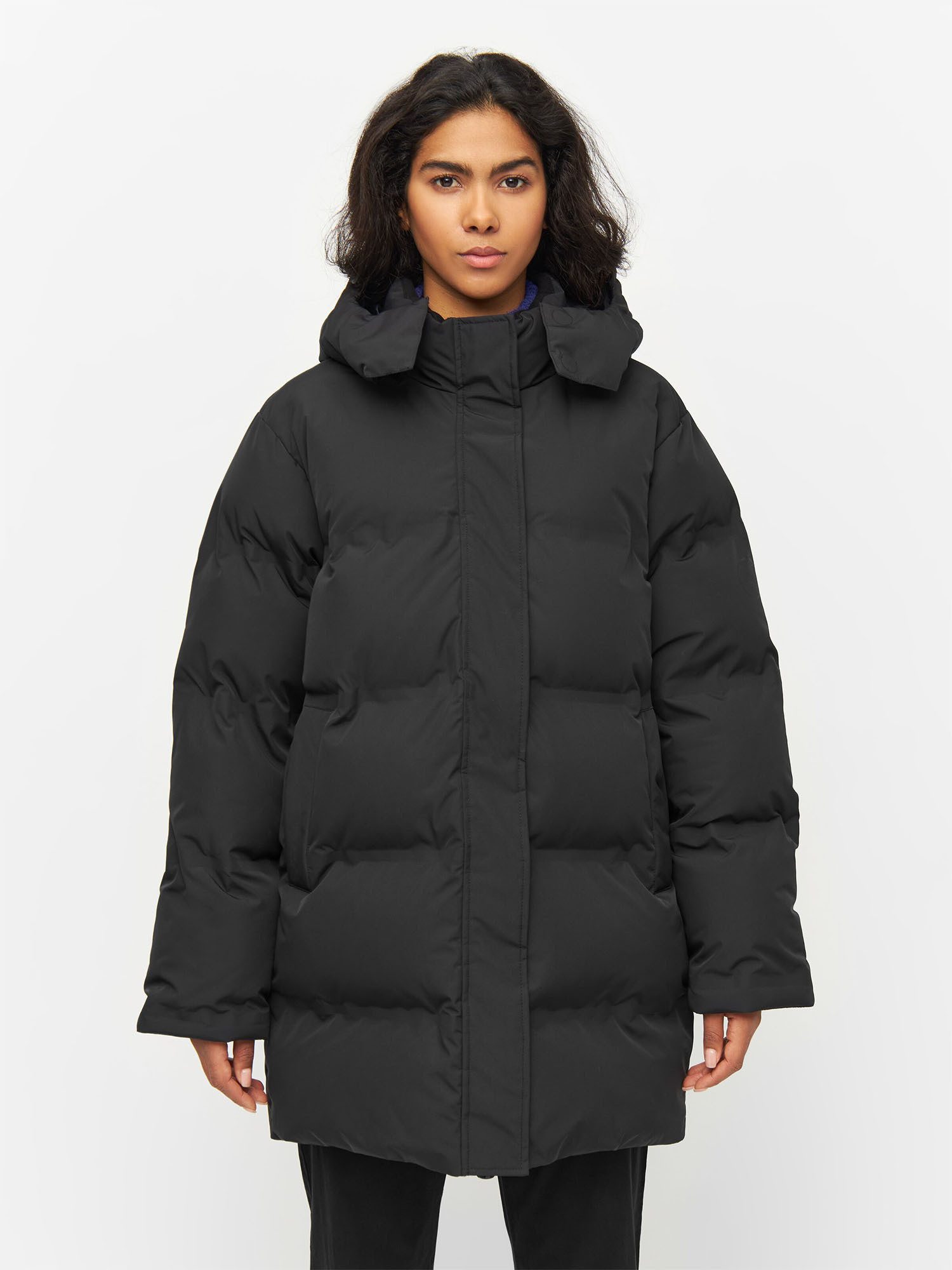 KnowledgeCotton Apparel Winterjacke ALLYSSA Long Puffer jacket