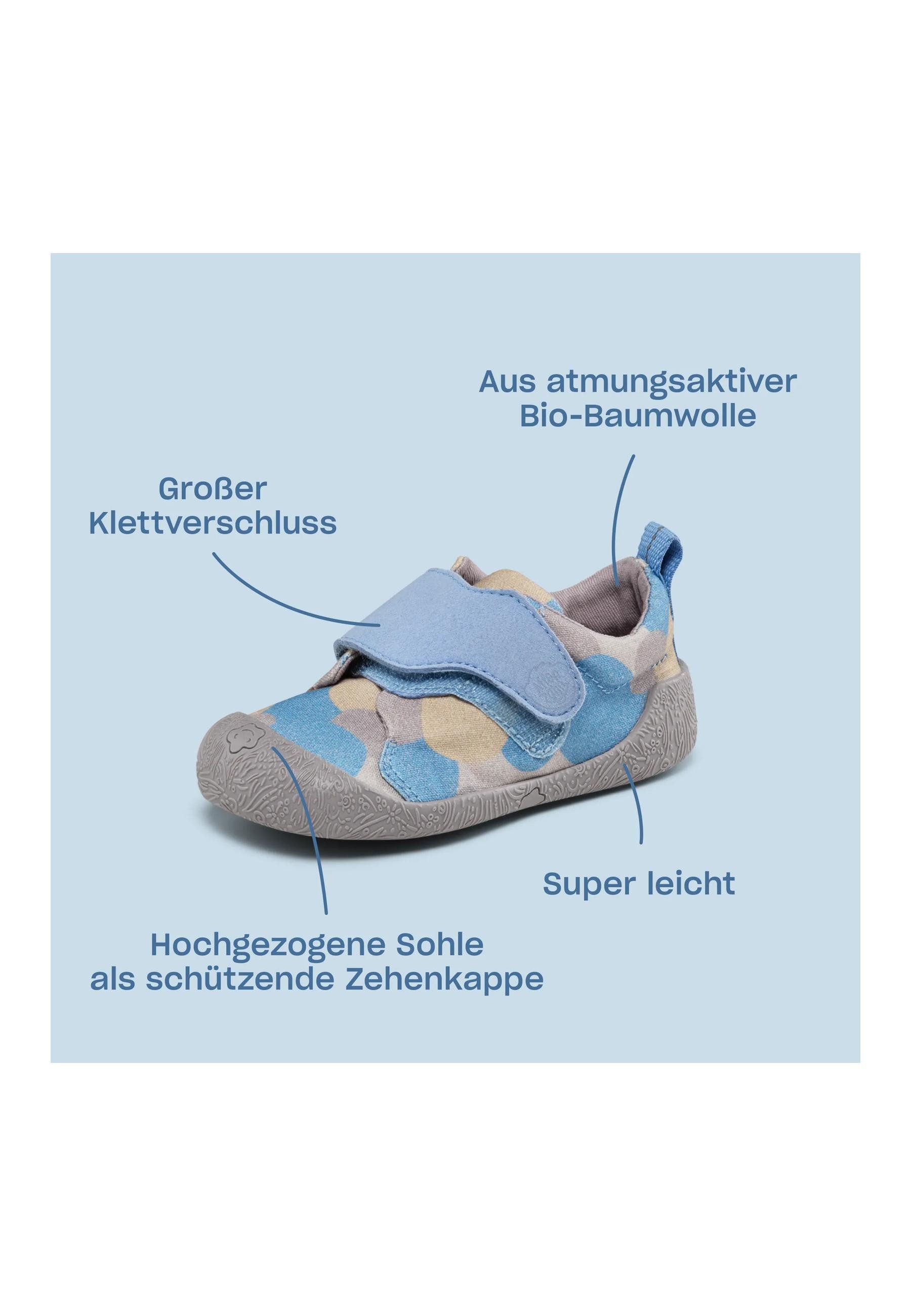 Affenzahn Baumwolle Smally . Lauflernschuh nach Barfußschuhprinzip